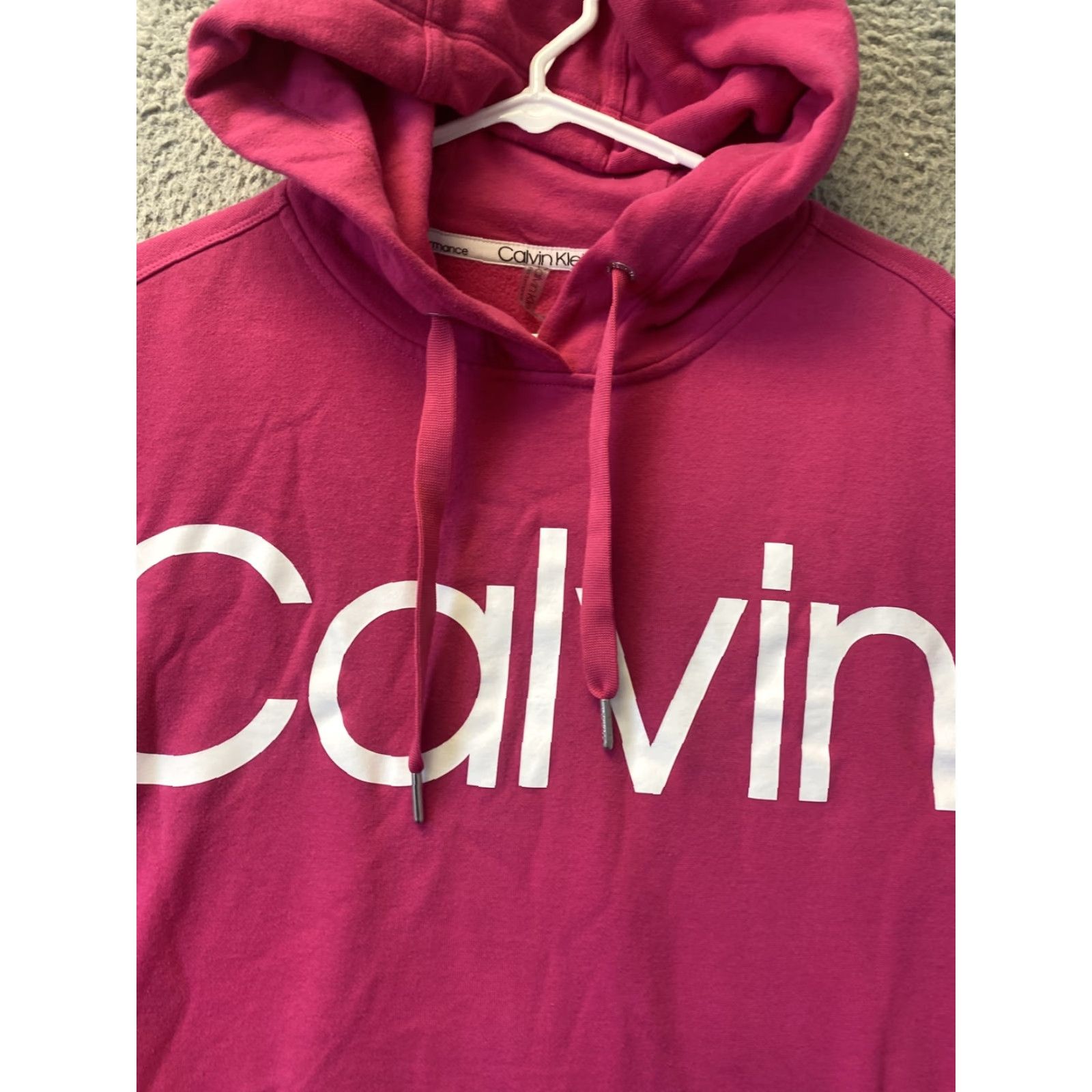 Calvin Klein Calvin Klein Sweatshirt Pullover Womens Logo Relaxed Fit Size M / 35-94 Pink/Purple Tone Modern 60% Cotton 40% Polyester Size M / US 6-8 / IT 42-44 - 3 Thumbnail
