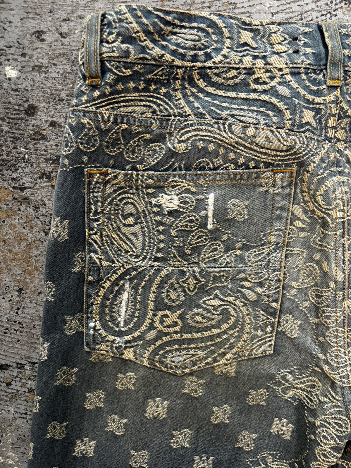 Amiri Amiri Denim Trousers Size US 31 - 6 Thumbnail