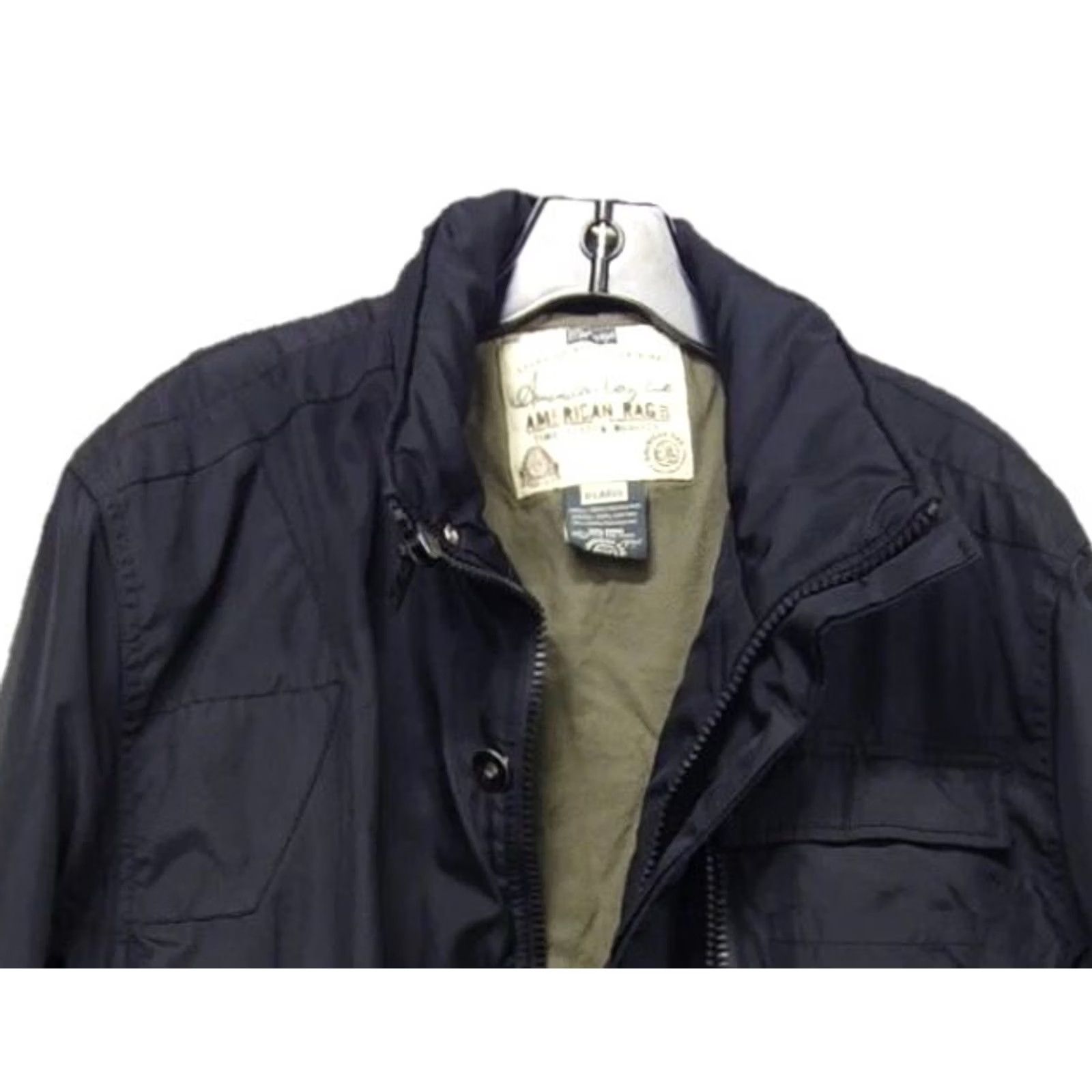 Vintage VINTAGE Y2K American Rag Cie Men’s XL Black Quilted Puffer Jacket Full Zip Insulated Bomber Jacket Mens XL Black Quilted Puffer Jacket Size US XL / EU 56 / 4 - 2 Thumbnail