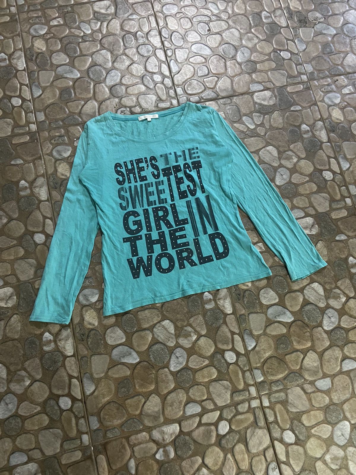 If Six Was Nine VTG Y2K labradorite women long sleeve t-shirt Size S / US 4 / IT 40 - 2 Thumbnail