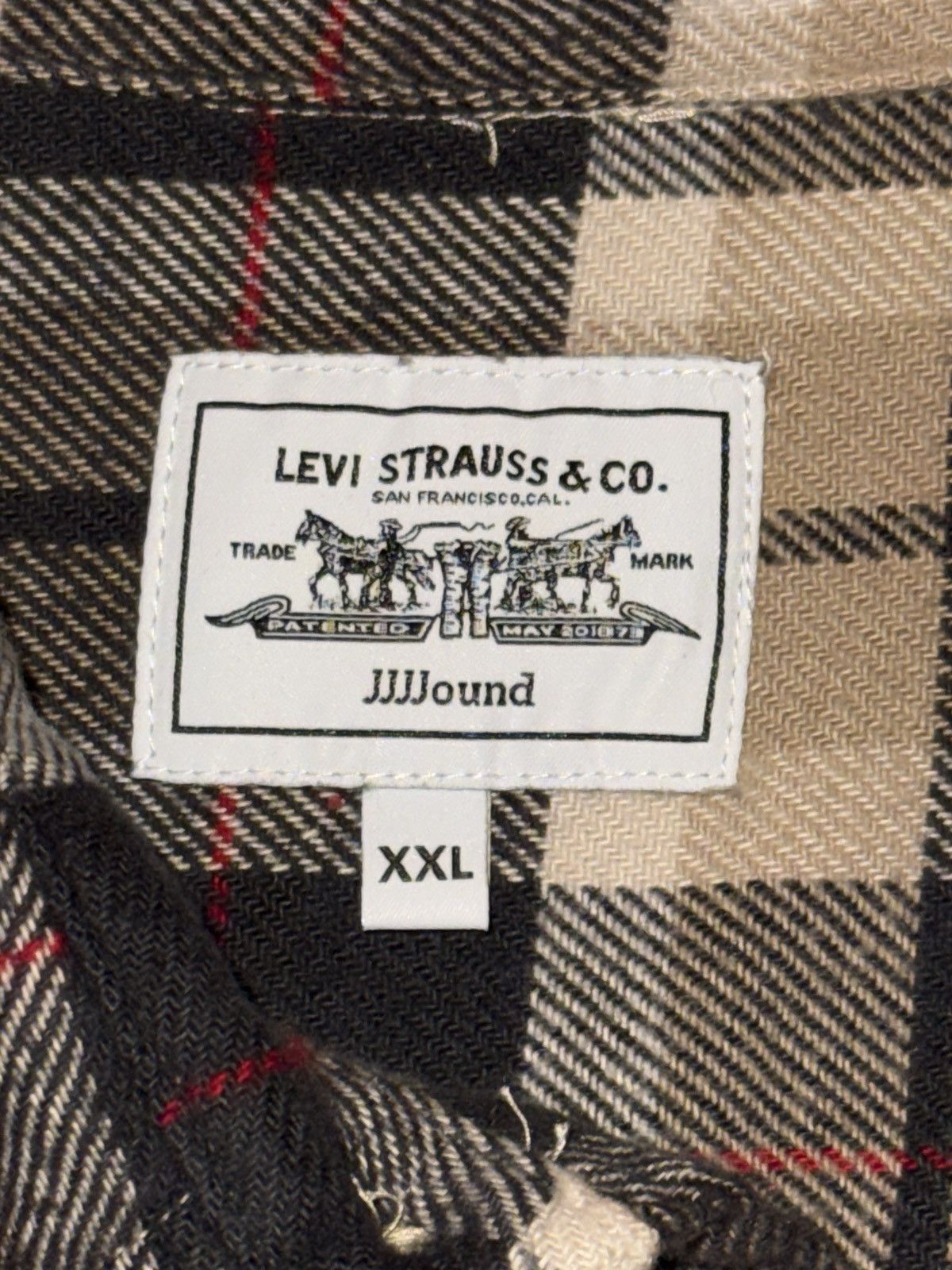 JJJJound × Levi's JJJJound x Levi plaid shirt sz. XXL Size US XXL / EU 58 / 5 - 2 Thumbnail