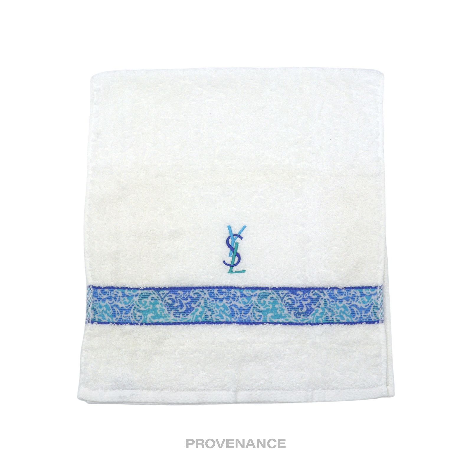 Yves Saint Laurent 🔴 Yves Saint Laurent YSL Hand Towel - White Size ONE SIZE - 1 Thumbnail