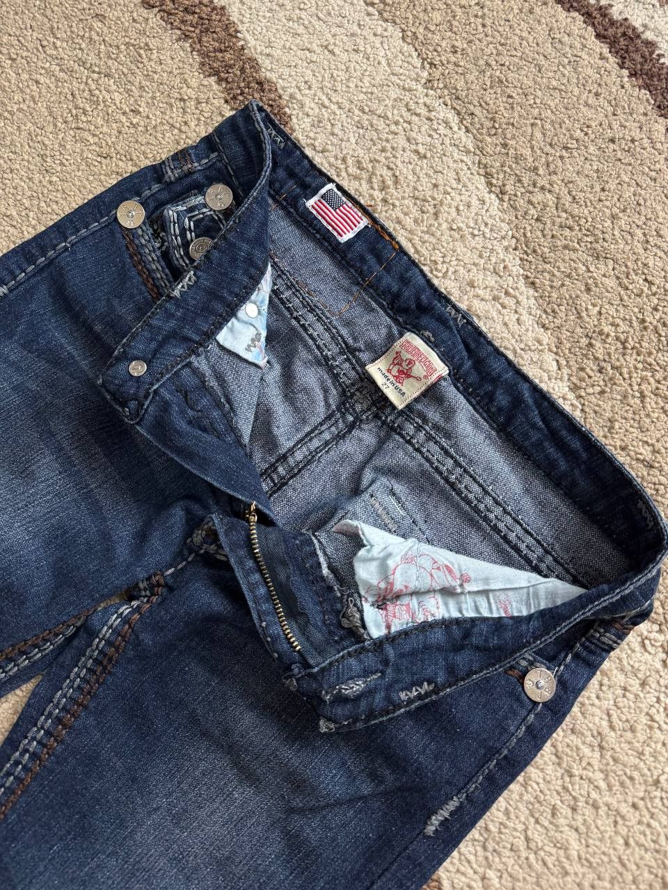 True Religion True Religion Ricky Super T Jeans – Made in USA – W27 Size 27" / US 4 / IT 40 - 7 Thumbnail