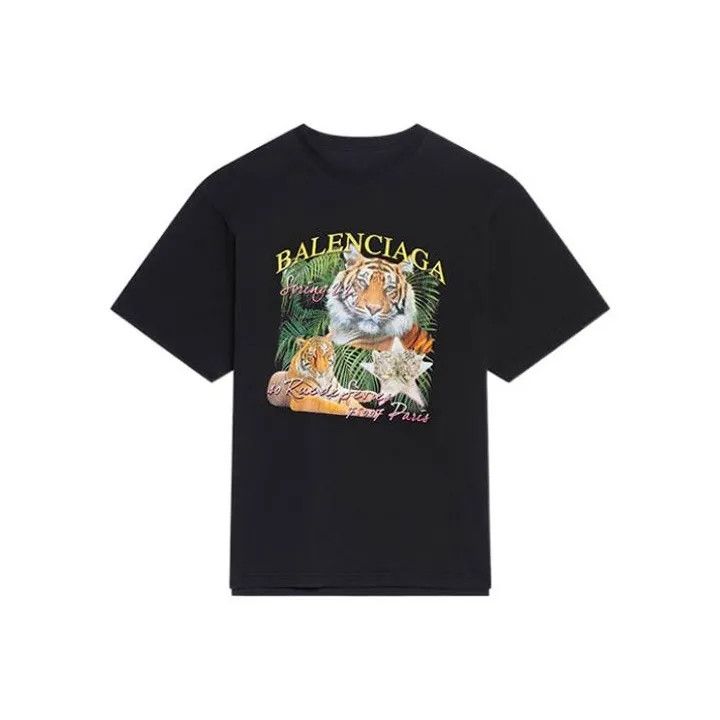 Balenciaga Balenciaga SS22 FBI Pattern Graphic T-Shirt Size US L / EU 52-54 / 3 - 1 Thumbnail