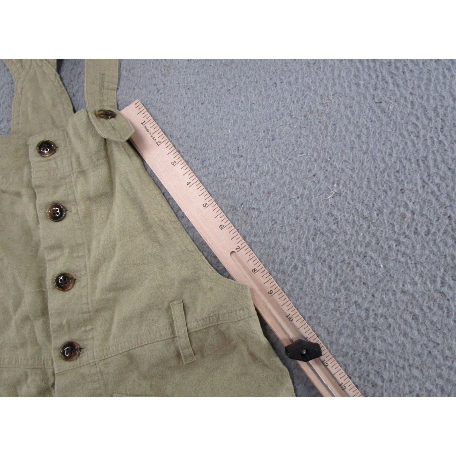 Urban Outfitters Urban Outfitters Boho Linen Blend Button-Front Shortalls Beige Size S Chic One-Piece Women Summer Bohemian Vintage: No Size 28" / US 6 / IT 42 - 7 Thumbnail