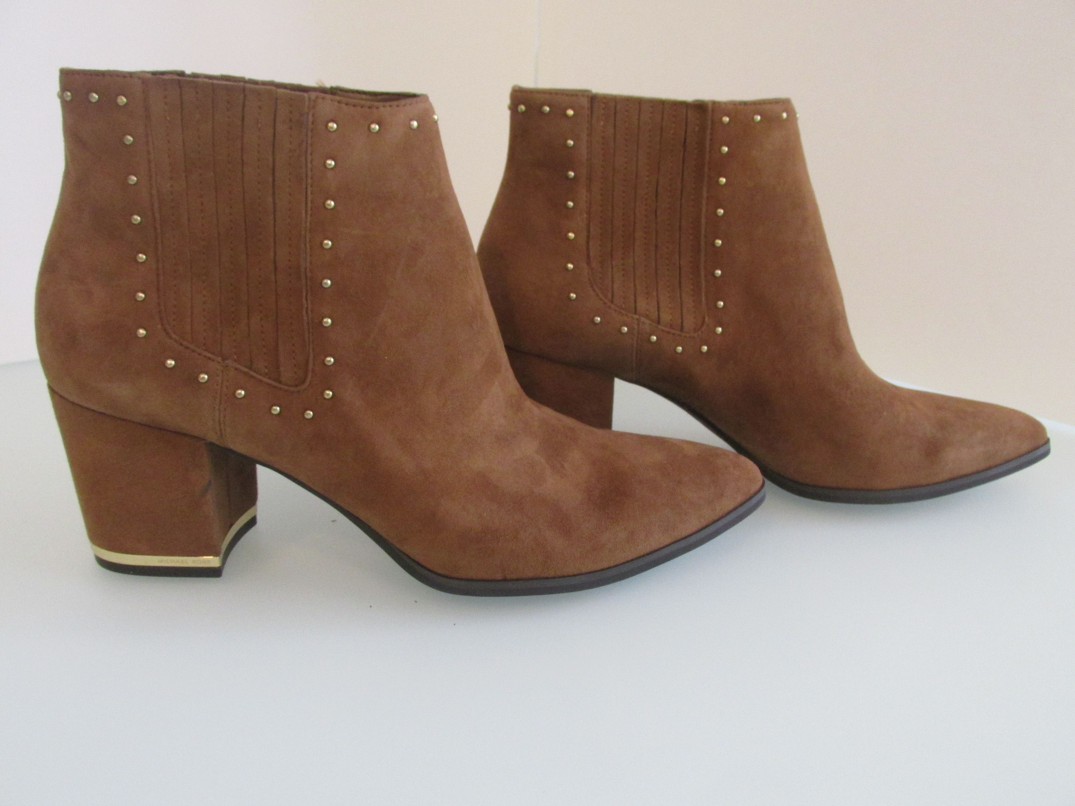Michael Kors Michael Kors (Gemma) New Suede Mid Booties Size 8M Size US 8 / IT 38 - 2 Thumbnail