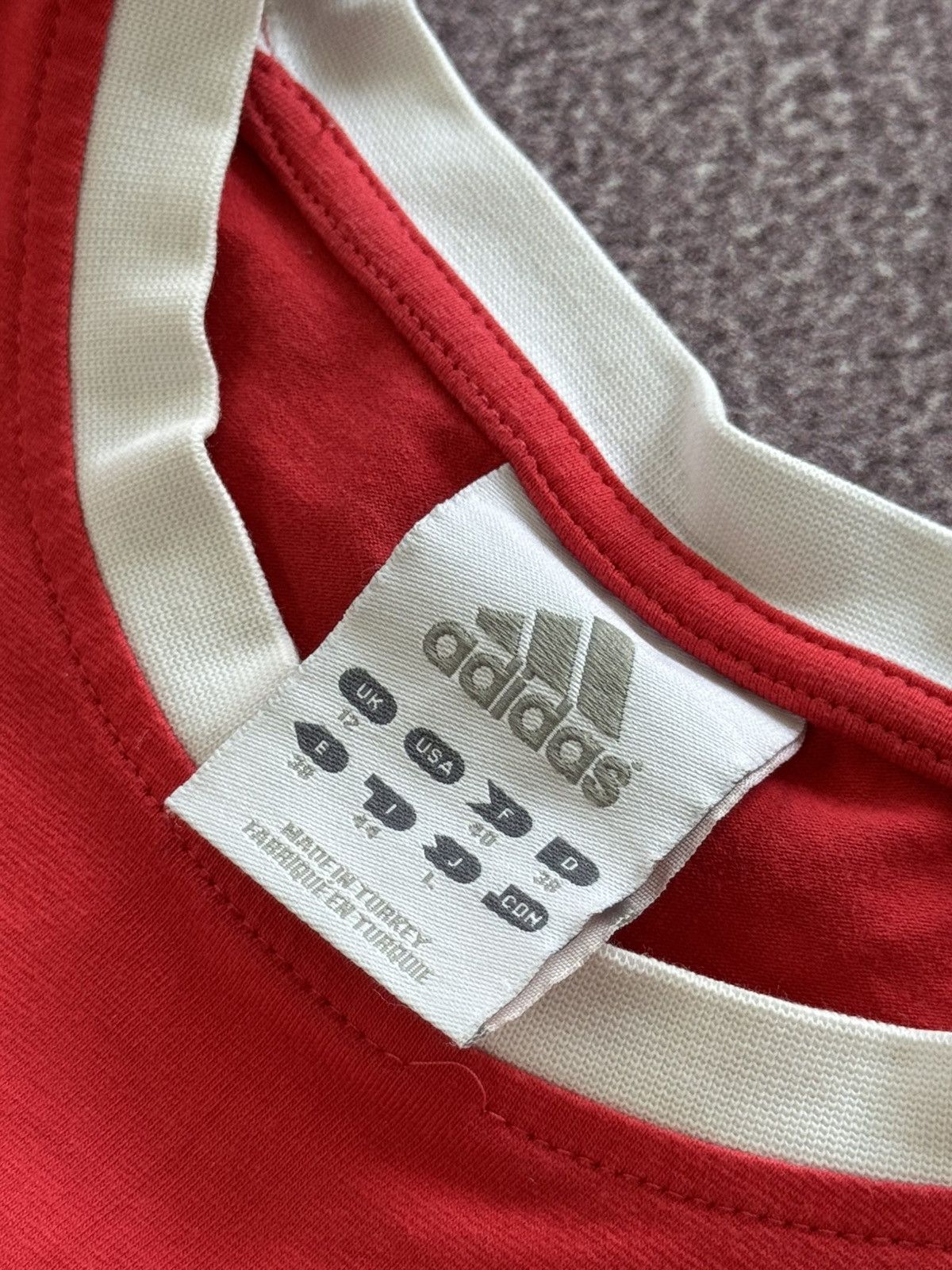 Adidas Adidas 00s Y2K Glamour Archive T-Shirt Size L / US 10 / IT 46 - 12 Thumbnail