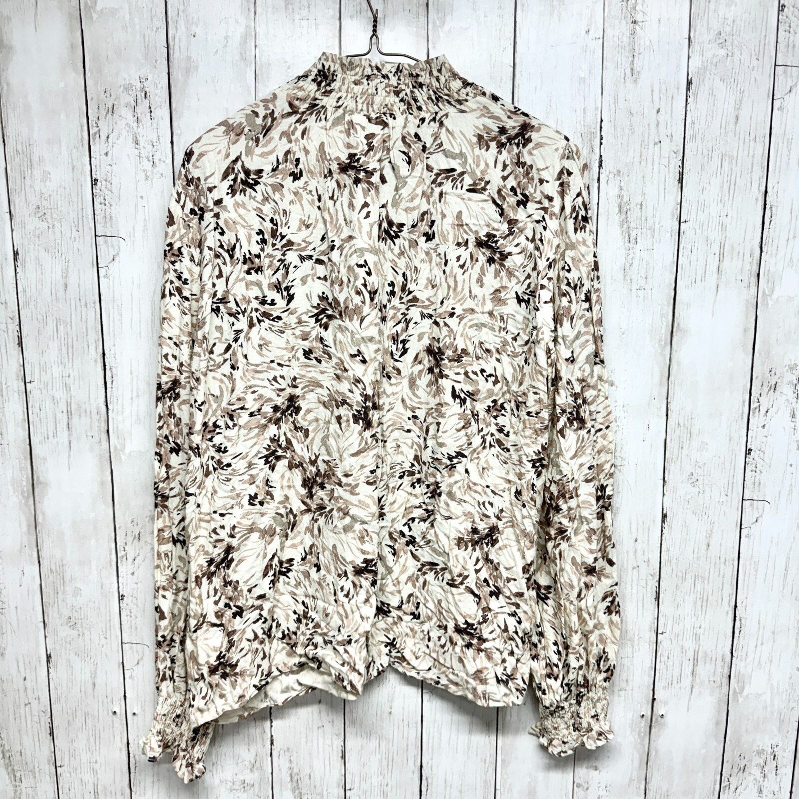TART Collections Tart Collection Blouse Sz Large Mock Neck Long Sleeve Floral Size L / US 10 / IT 46 - 7 Thumbnail
