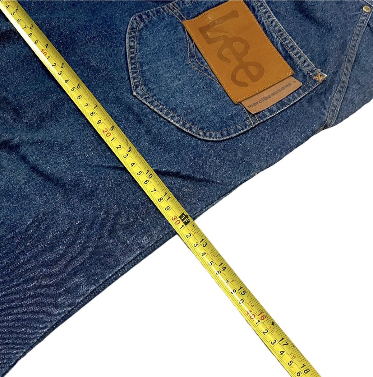 Lee × Vintage × mercibeaucoup Mercibeaucoup Cross Lee Denim Pants Size US 33 - 13 Thumbnail
