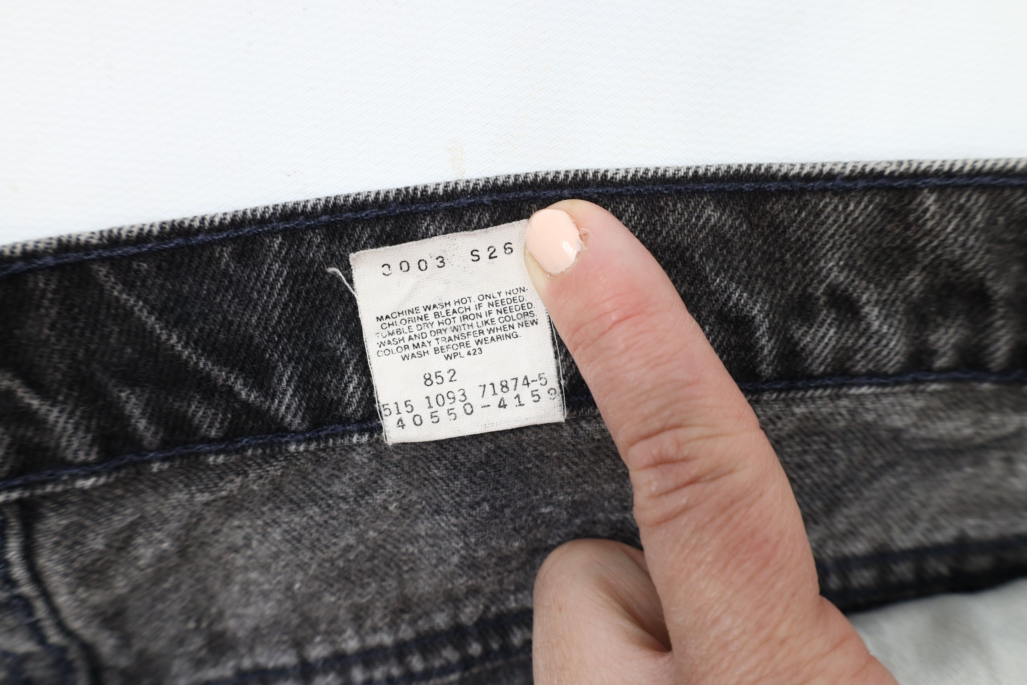 Levi's × Vintage Vintage 90s Levis 550 Orange Tab Tapered Leg Jeans Black USA Size US 40 / EU 56 - 9 Thumbnail