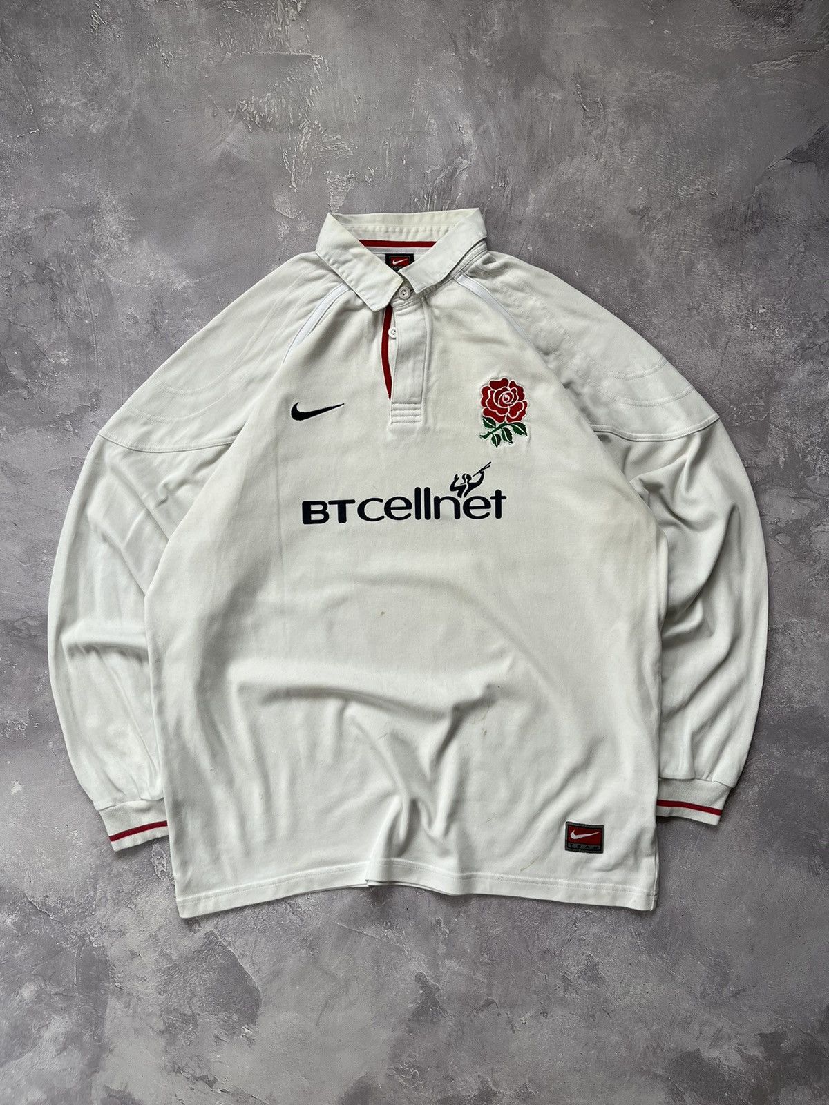 Nike Vintage Nike Team England Rugby Union 99-01 Long Sleeve Size US XL / EU 56 / 4 - 1 Thumbnail