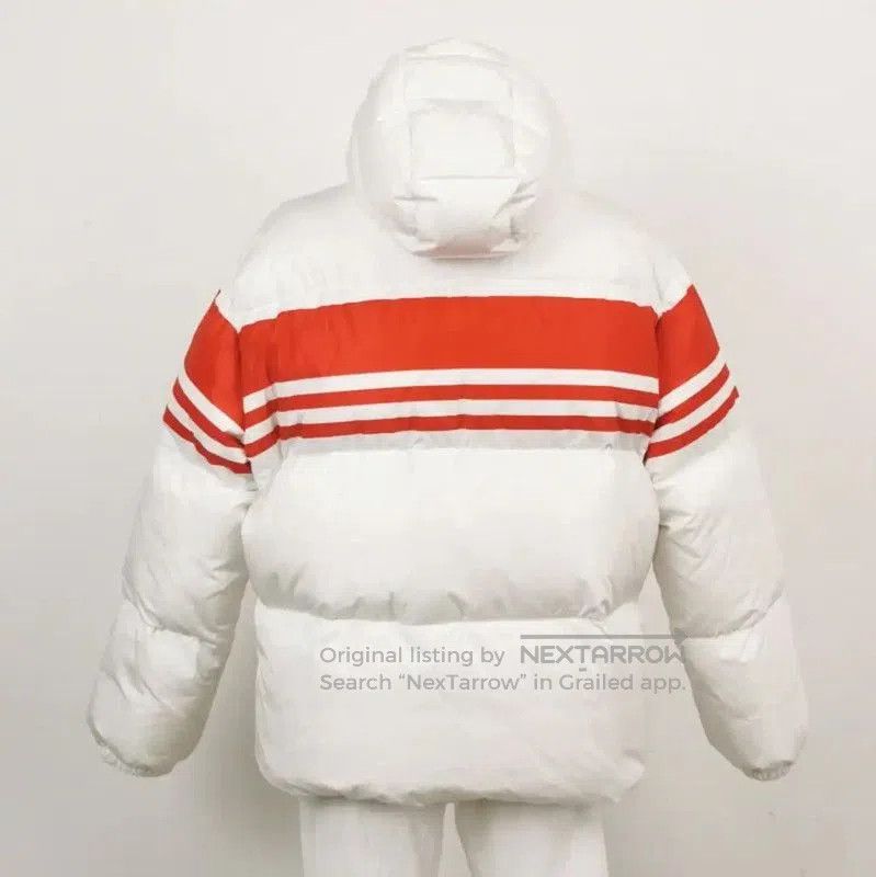 Prada Prada Logo Printed White Men's Puffer Jacket. Size US XL / EU 56 / 4 - 2 Thumbnail