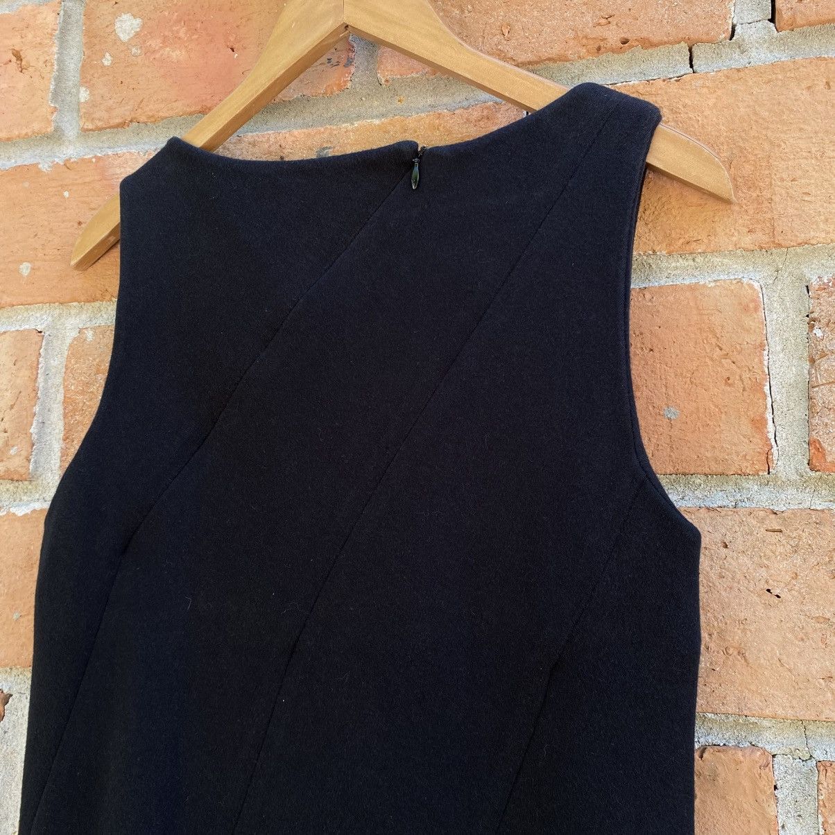 Y's IWISH Elegant Black Fur Maxi Dress Size S / US 4 / IT 40 - 8 Thumbnail