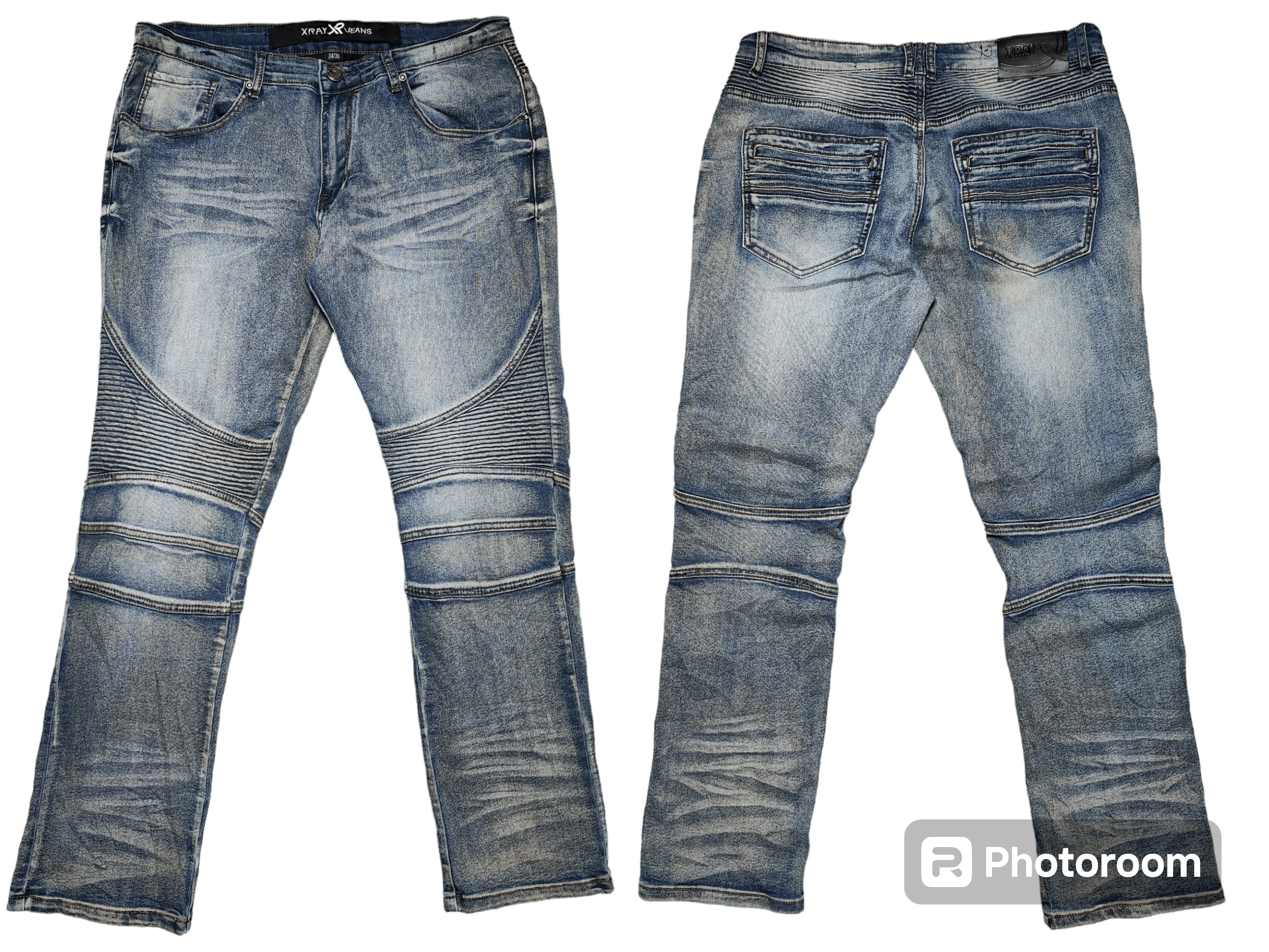 Kapital × Xray Footwear DOUBLE KNEE RIDE JEANS by X Ray Size US 34 / EU 50 - 1 Thumbnail