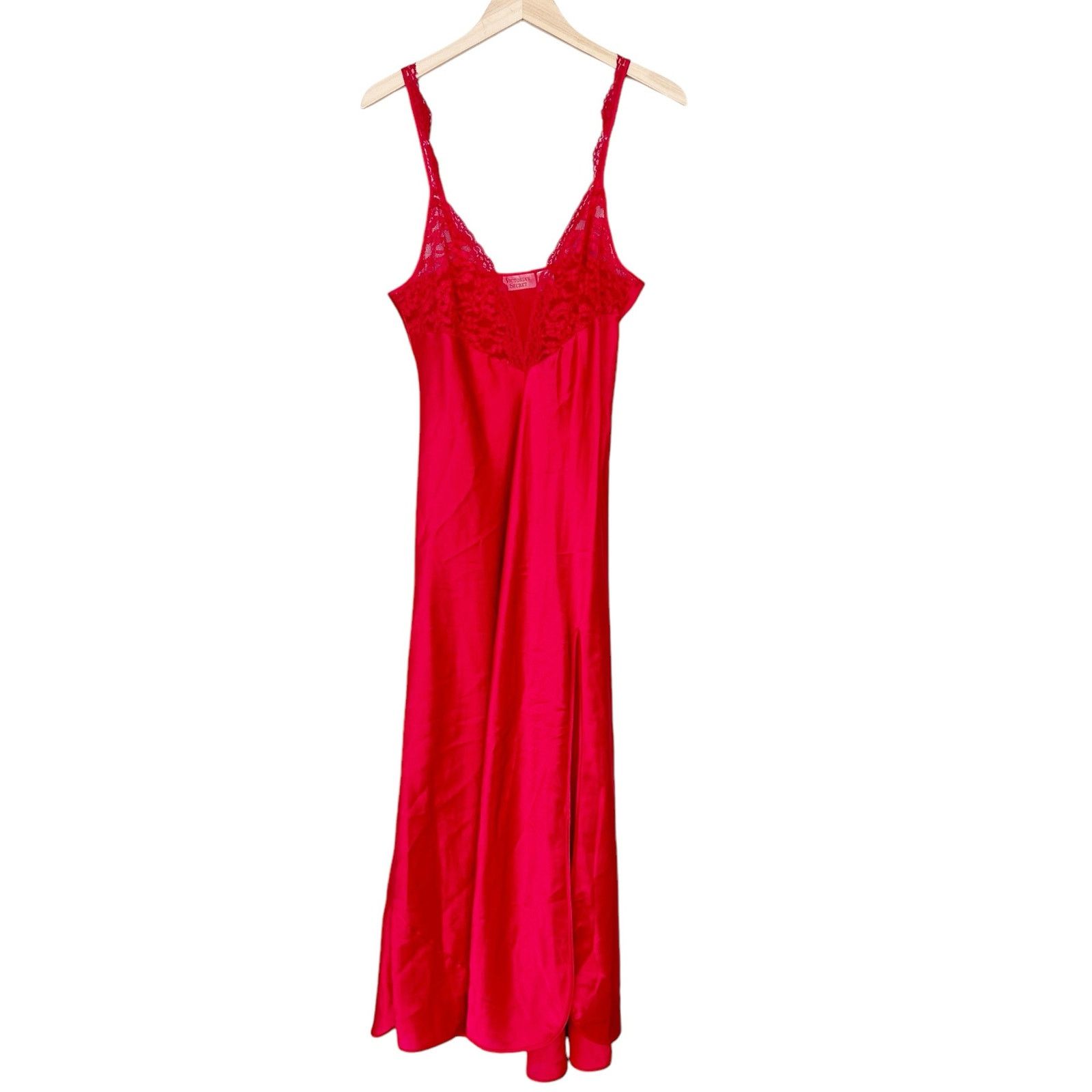 Victoria's Secret Vintage Victoria's Secret Gold Label Maxi Slip Dress Sz L Size L / US 10 / IT 46 - 1 Thumbnail