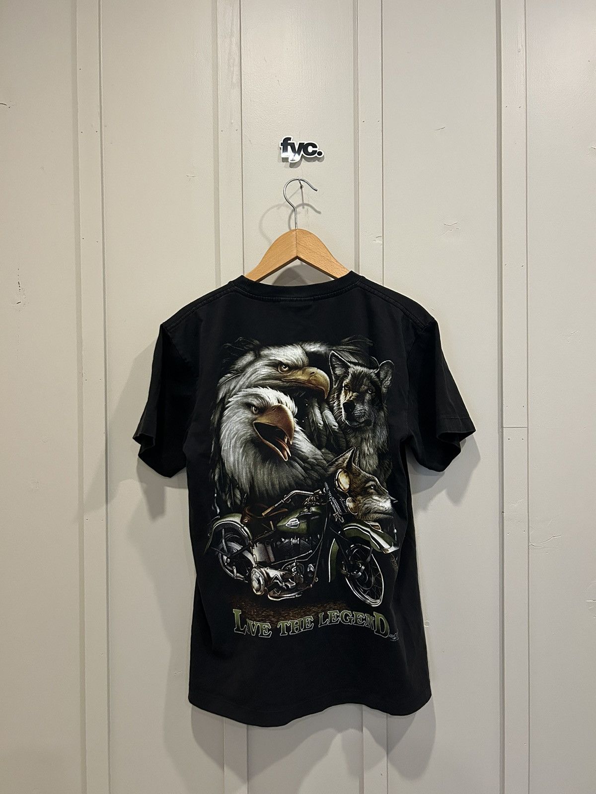 Harley Davidson × Vintage Vintage Harley Davidson Style Biker Shirt Size US M / EU 48-50 / 2 - 2 Thumbnail