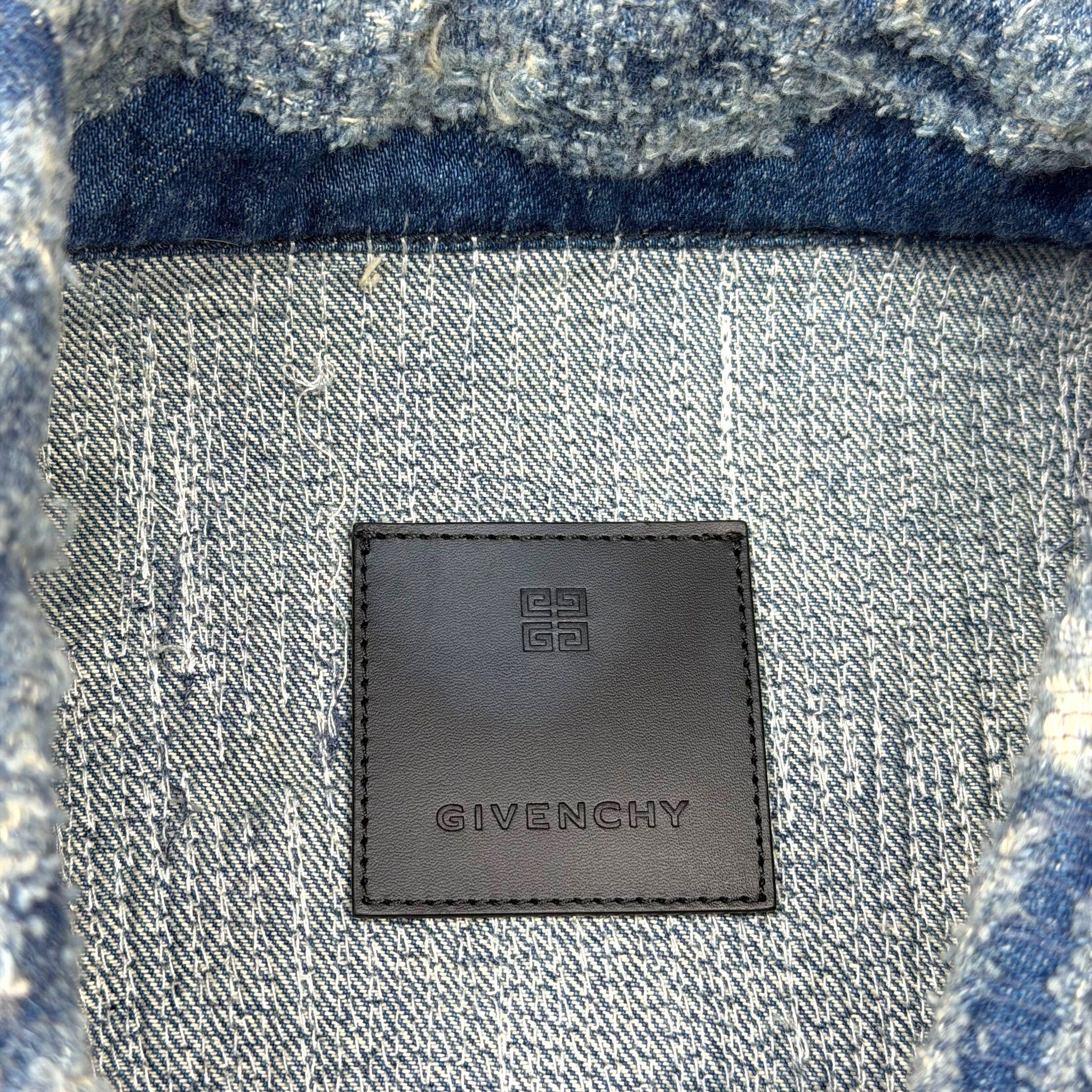 Givenchy Givenchy Blue Classic 4G Rivet Denim Jacket XXL Size US XXL / EU 58 / 5 - 9 Thumbnail