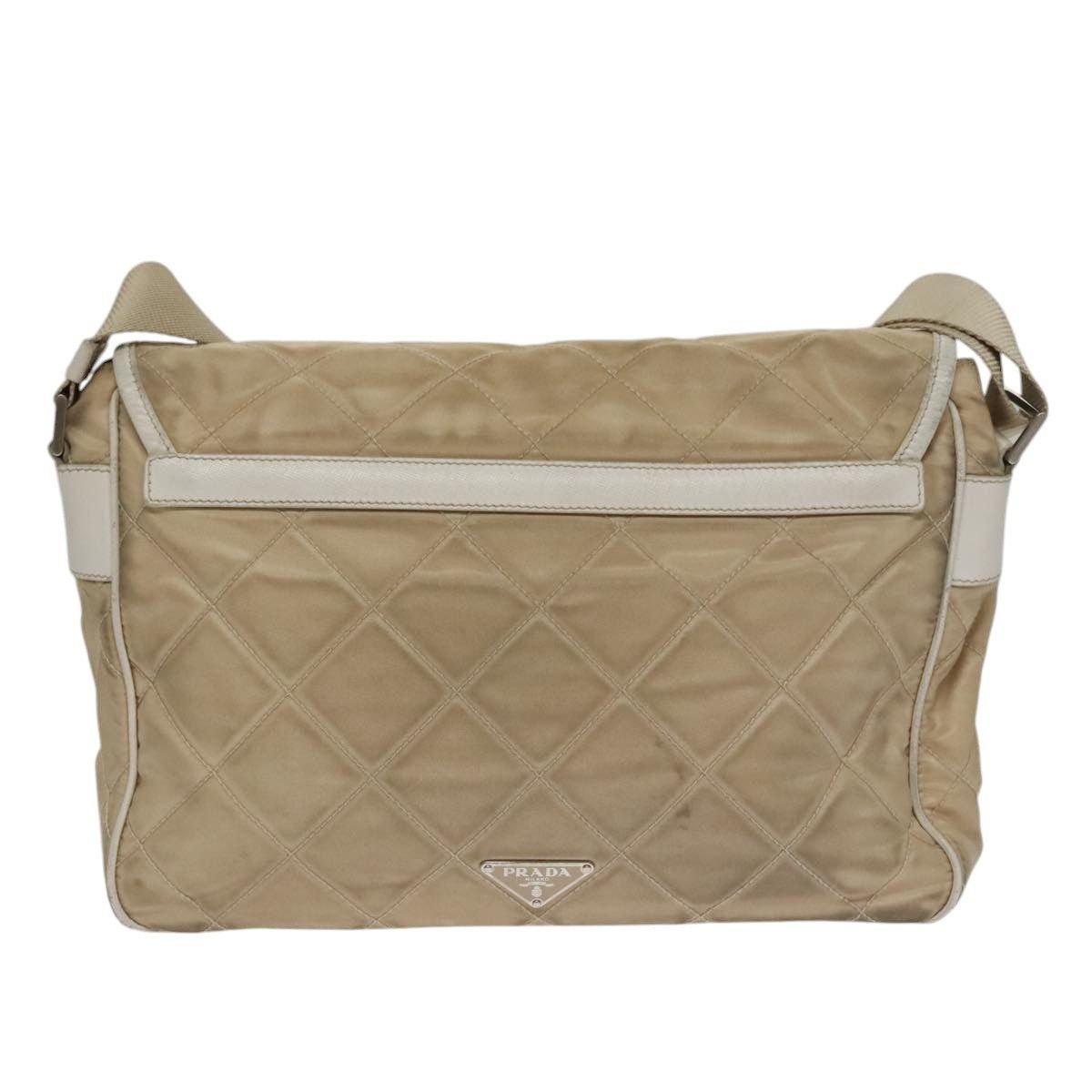 Prada PRADA Shoulder Bag Nylon Beige Silver Size ONE SIZE - 2 Thumbnail