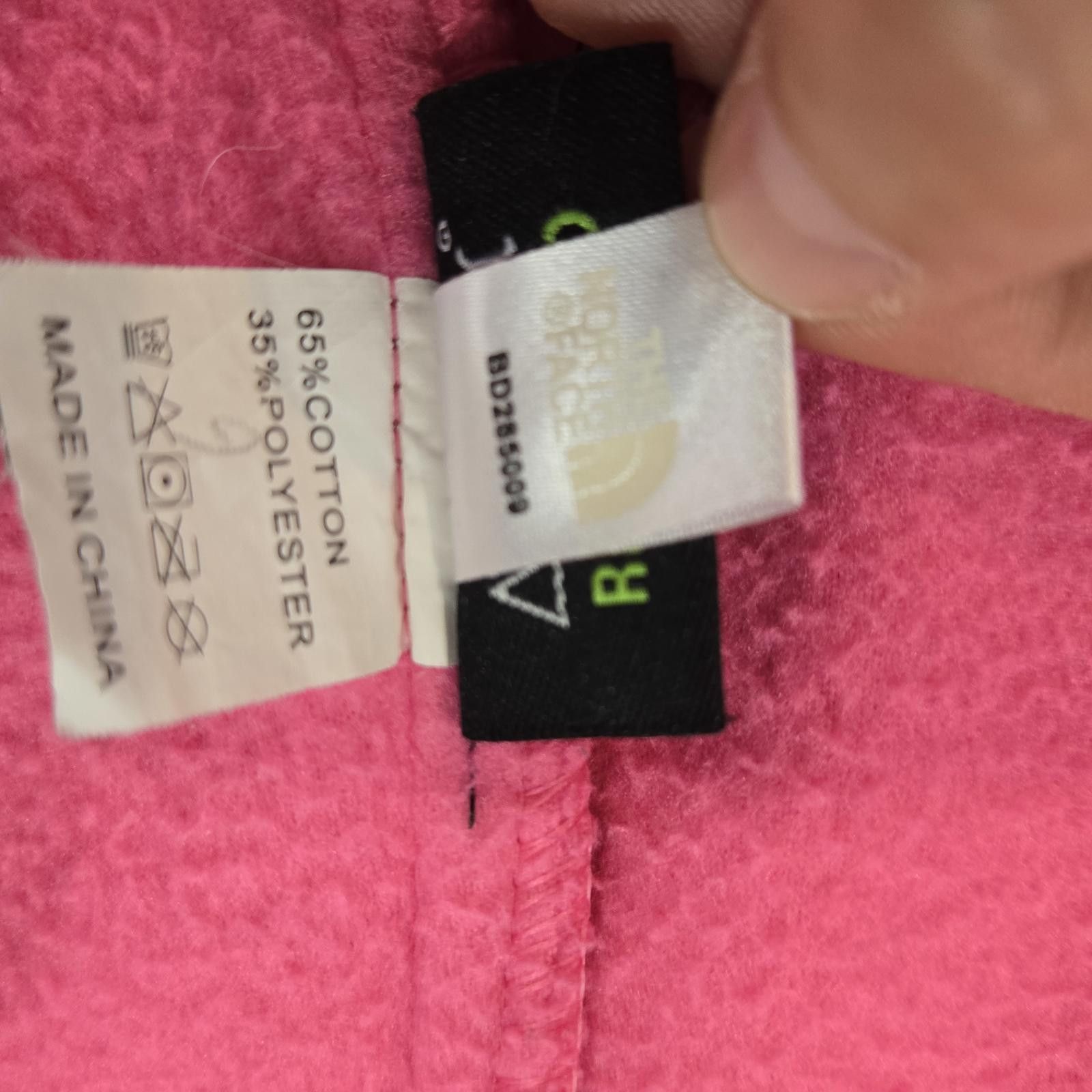 The North Face The North Face Women's Fleece Jacket Pink & Gray Large Size L / US 10 / IT 46 - 8 Thumbnail