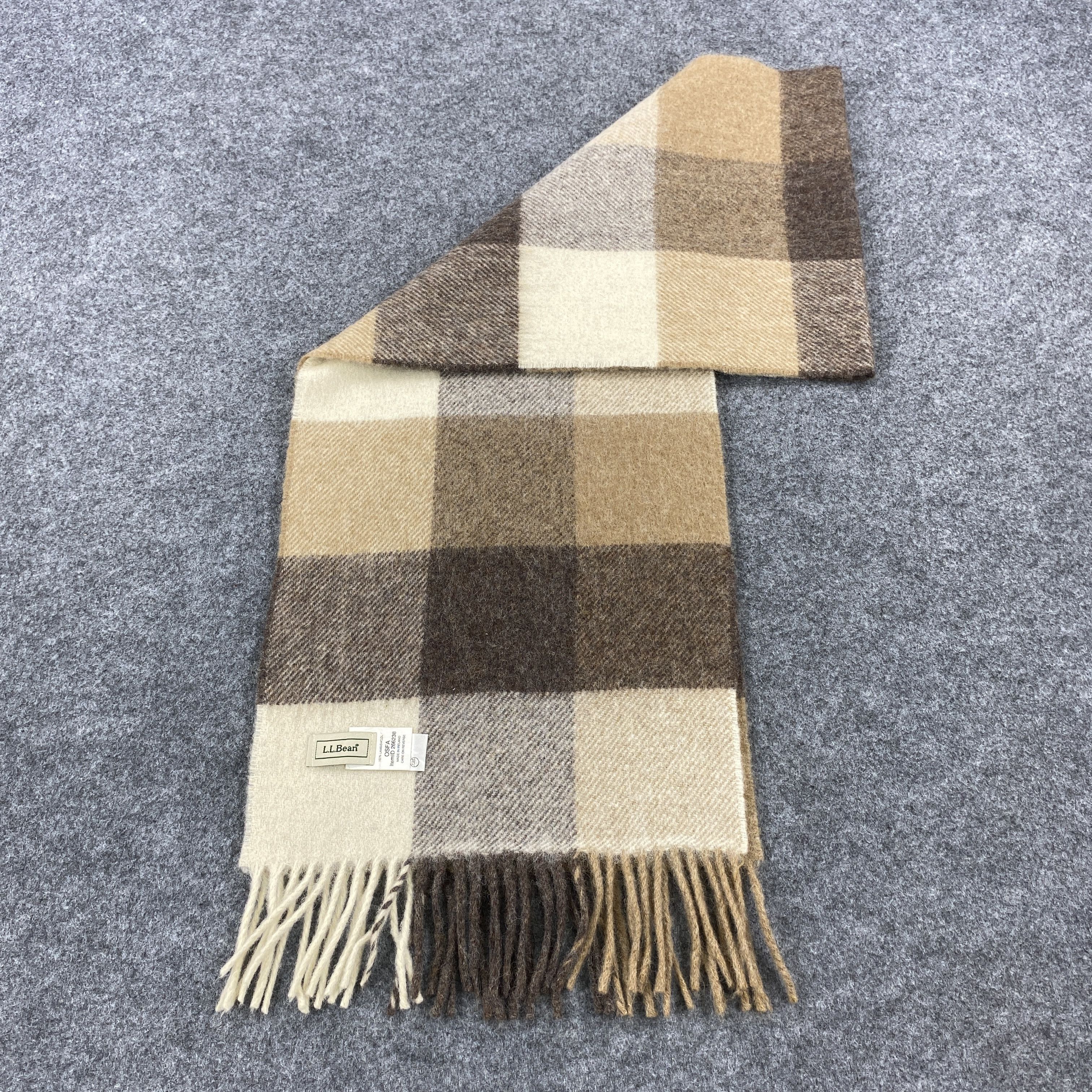 L.L. Bean × Vintage L.L. Bean Scarf # Muffler # Neckwear # D696 Size ONE SIZE - 8 Thumbnail