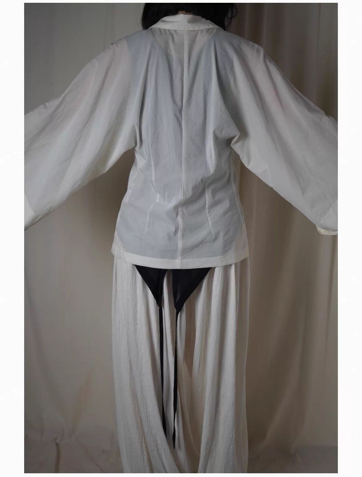 Ann Demeulemeester Ann Demeulemeester 90s Stretch Cotton Shirt/Jacket OS Size ONE SIZE - 1 Thumbnail