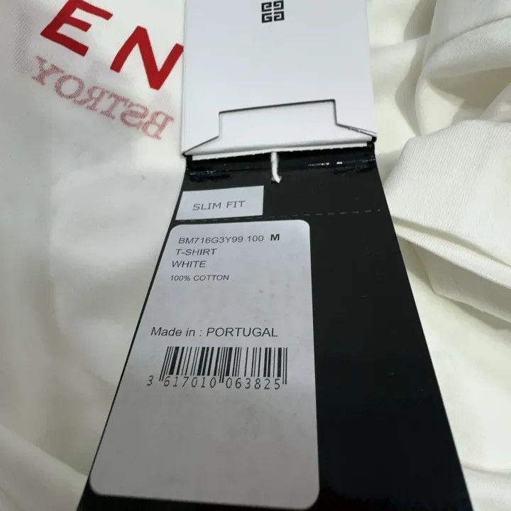 Givenchy Givenchy Givenchy White Letter Print Slim Fit TShirt -2507 Size US M / EU 48-50 / 2 - 6 Thumbnail