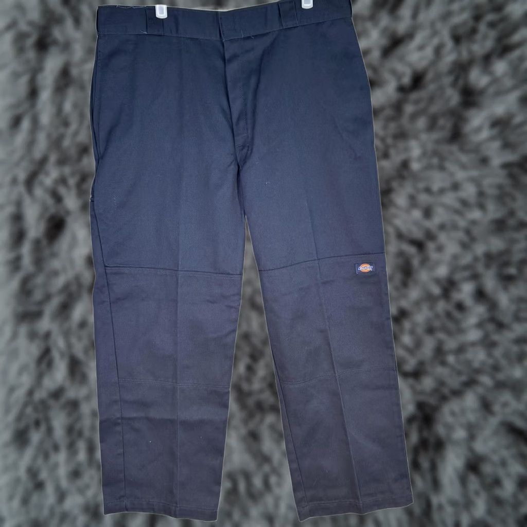 Dickies Dickies Work Pants Mens 38x30 Blue Double Knee Cargo Pocket Straight Leg Relaxed Fit 874 Utility Workwear Size US 38 / EU 54 - 1 Thumbnail