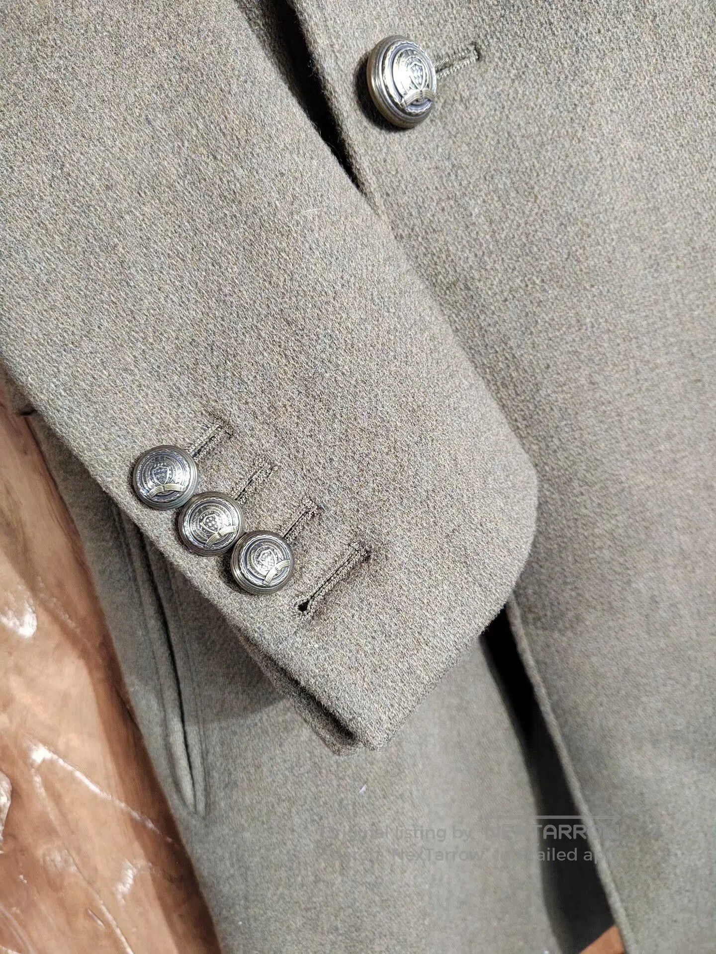 Balmain Balmain x H&M Olive Green Coat. Size US XS / EU 42 / 0 - 6 Thumbnail