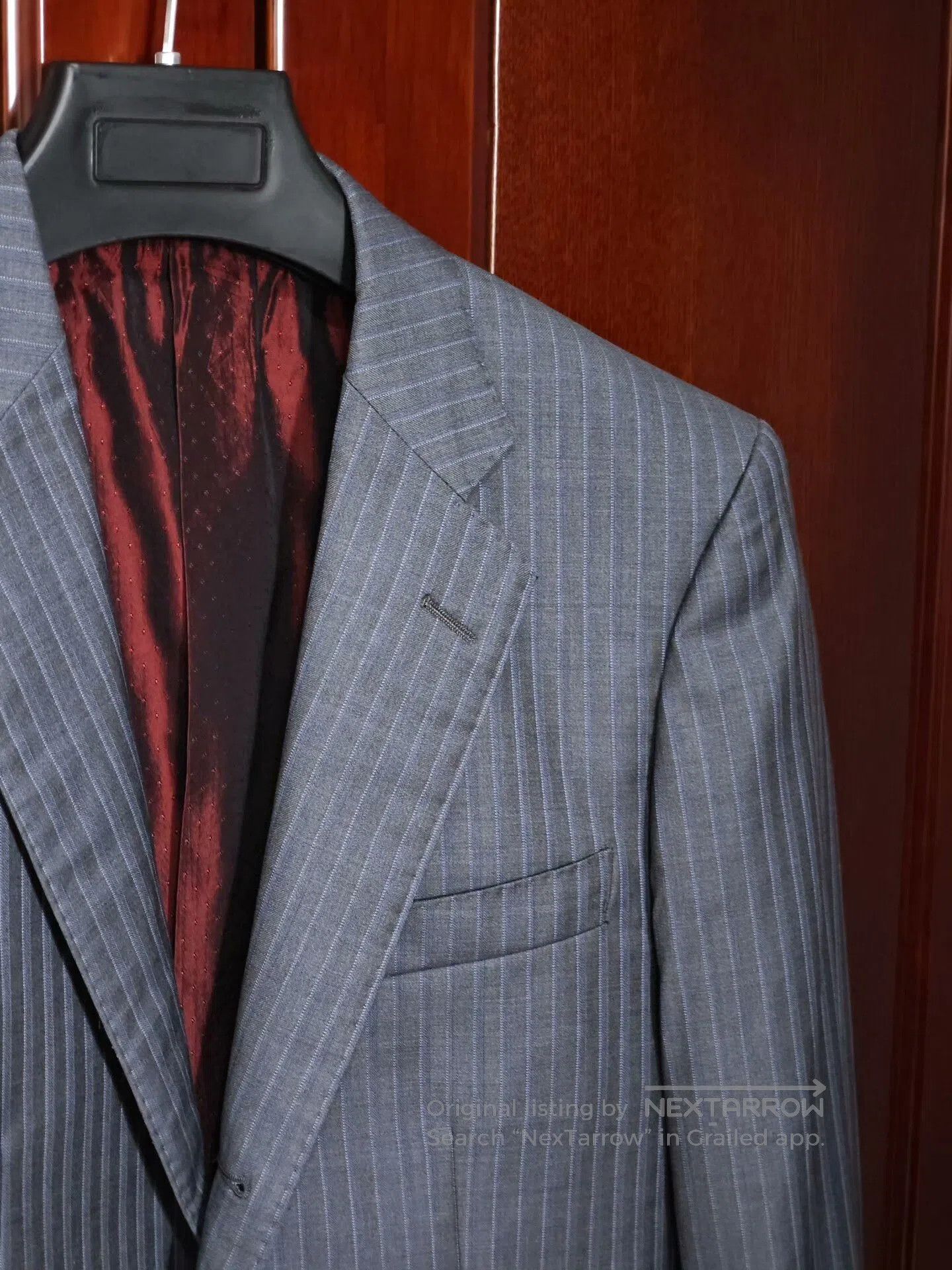 Loro Piana Italian Wool Linen Custom Suit. Size US M / EU 48-50 / 2 - 2 Thumbnail