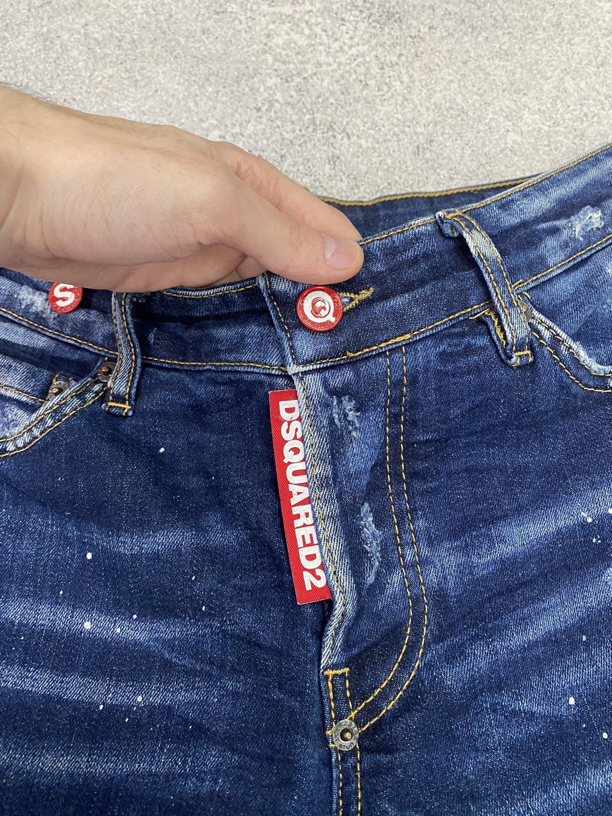 Dsquared2 × Vintage Vintage Dsquared2 Denim Blue Luxury Jeans Size US 31 - 9 Thumbnail