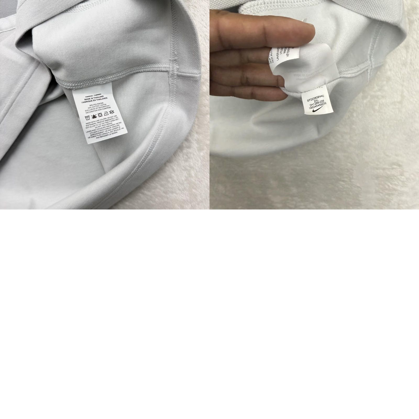 Nike Nike Dri-FIT Henley Shirt Mens 2XL Gray Colorblock Rugby Athletic Preppy Heavy Shirt Size US XXL / EU 58 / 5 - 10 Thumbnail