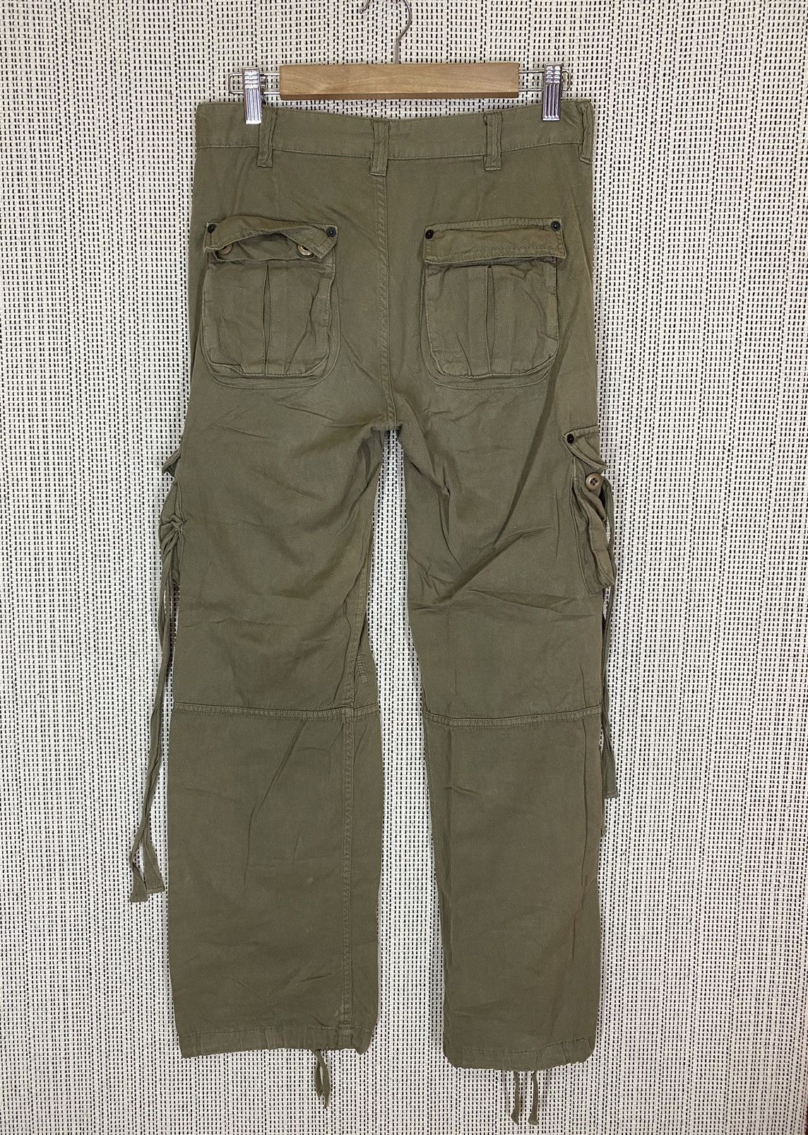 If Six Was Nine × Le Grande Bleu (L.G.B.) × Seditionaries ‼️JAPANASE BRAND MYSTIC CARGO PANT SUNFADED‼️ Size US 30 / EU 46 - 6 Thumbnail