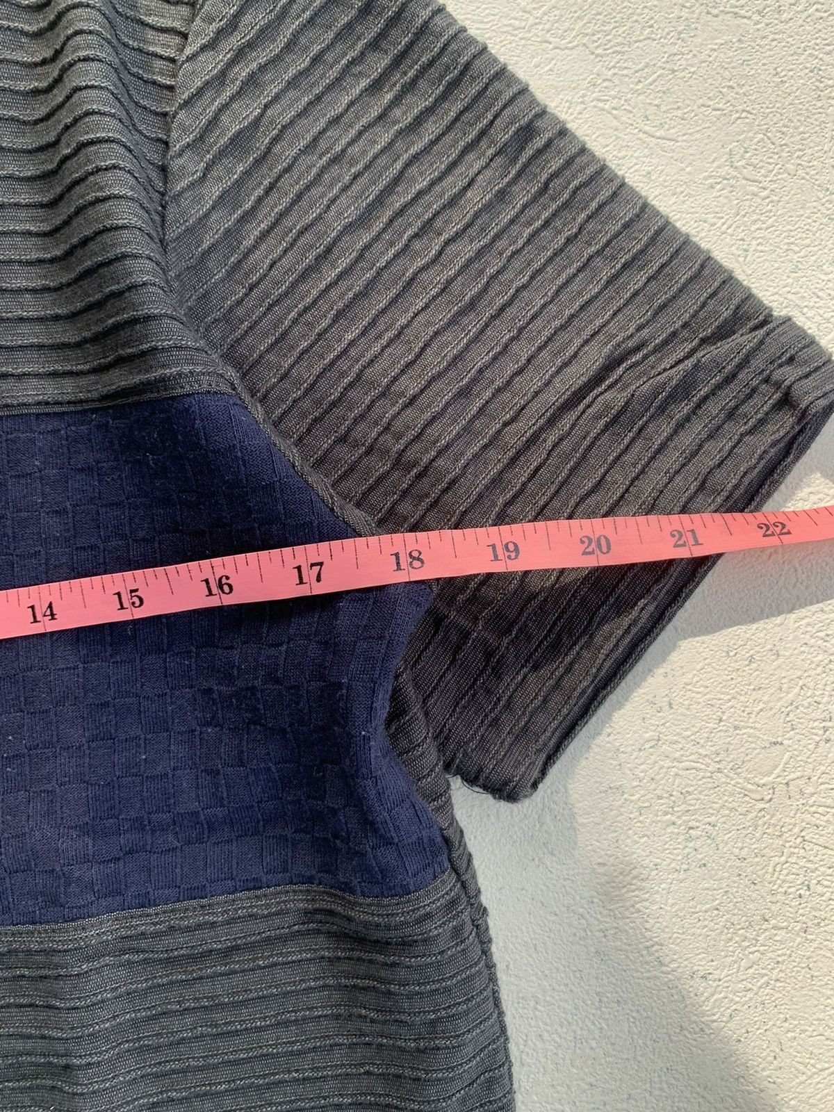 Issey Miyake Pleate Please Issey Style Japanese Textured Tee Size US M / EU 48-50 / 2 - 4 Thumbnail