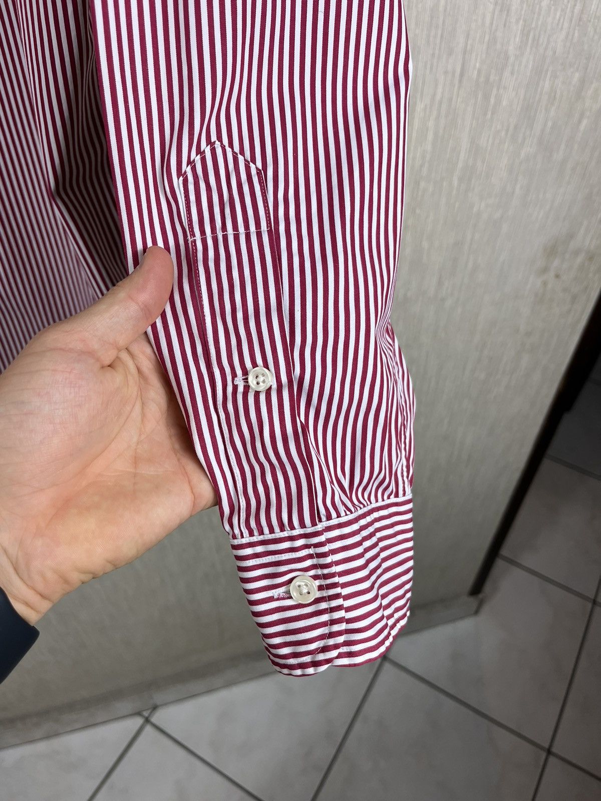 Polo Ralph Lauren × Ralph Lauren × Vintage Vintage Polo Ralph Lauren 90s striped shirt chest small logo Size US L / EU 52-54 / 3 - 19 Thumbnail