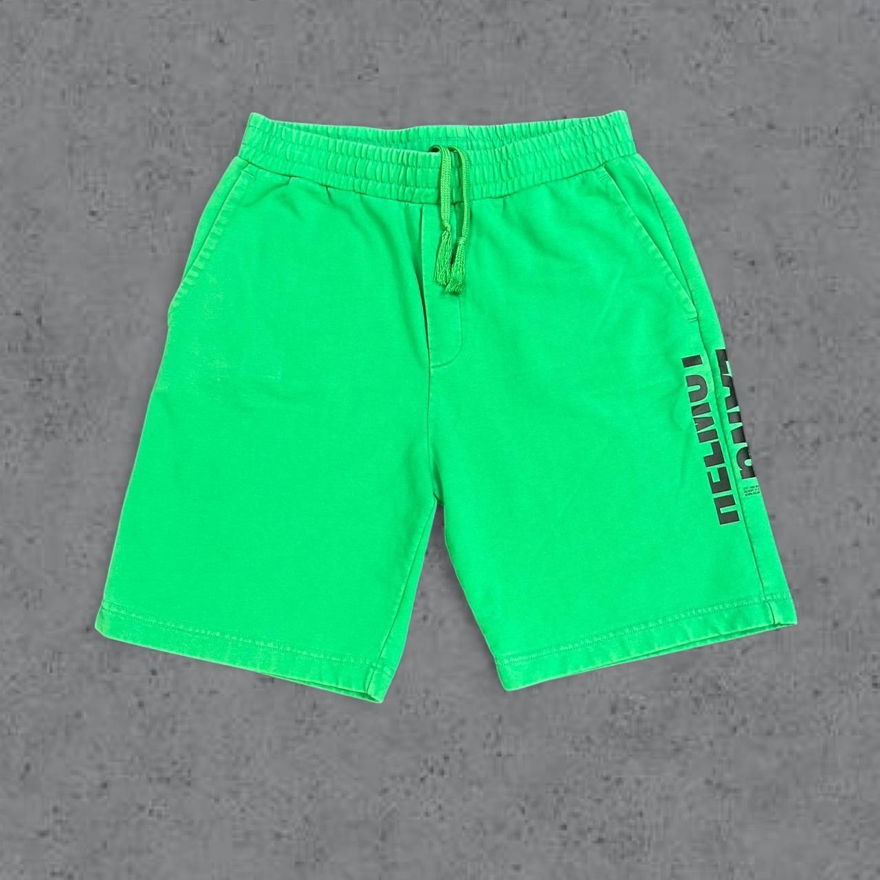 Helmut Lang Helmut Lang Men's Green and Black Shorts Size US 32 / EU 48 - 1 Thumbnail