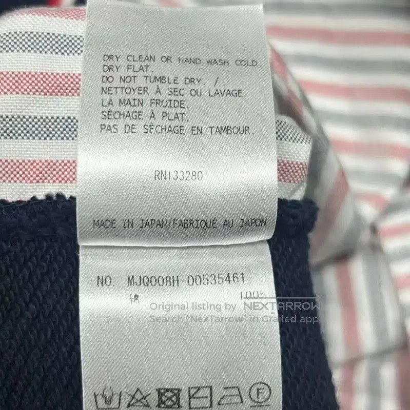 Thom Browne Thom Browne Navy Cotton Casual Trousers . Size US 28 / EU 44 - 6 Thumbnail