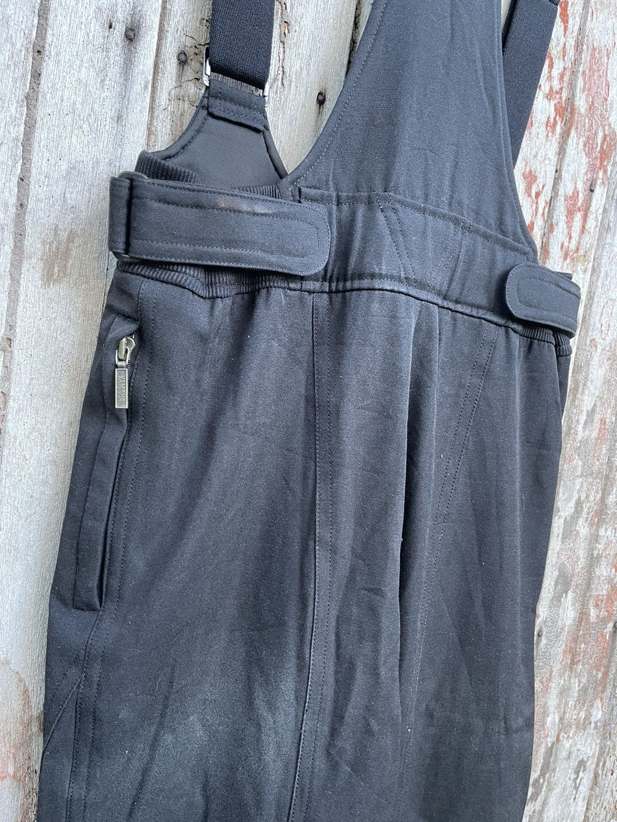 Vintage Yamaha Technical Snow Bib Overalls (Black / JASPO L) Size US 30 / EU 46 - 17 Thumbnail