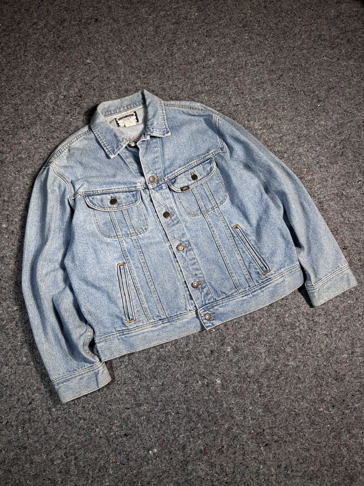 Lee VINTAGE Lee Denim Jacket Large 80s Wash Trucker Size US L / EU 52-54 / 3 - 2 Thumbnail