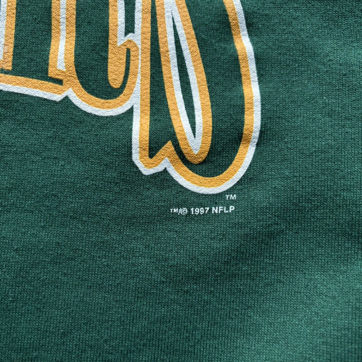NFL vintage 90s NFL GREEN BAY PACKERS Spellout sweatshirt Size US L / EU 52-54 / 3 - 8 Thumbnail