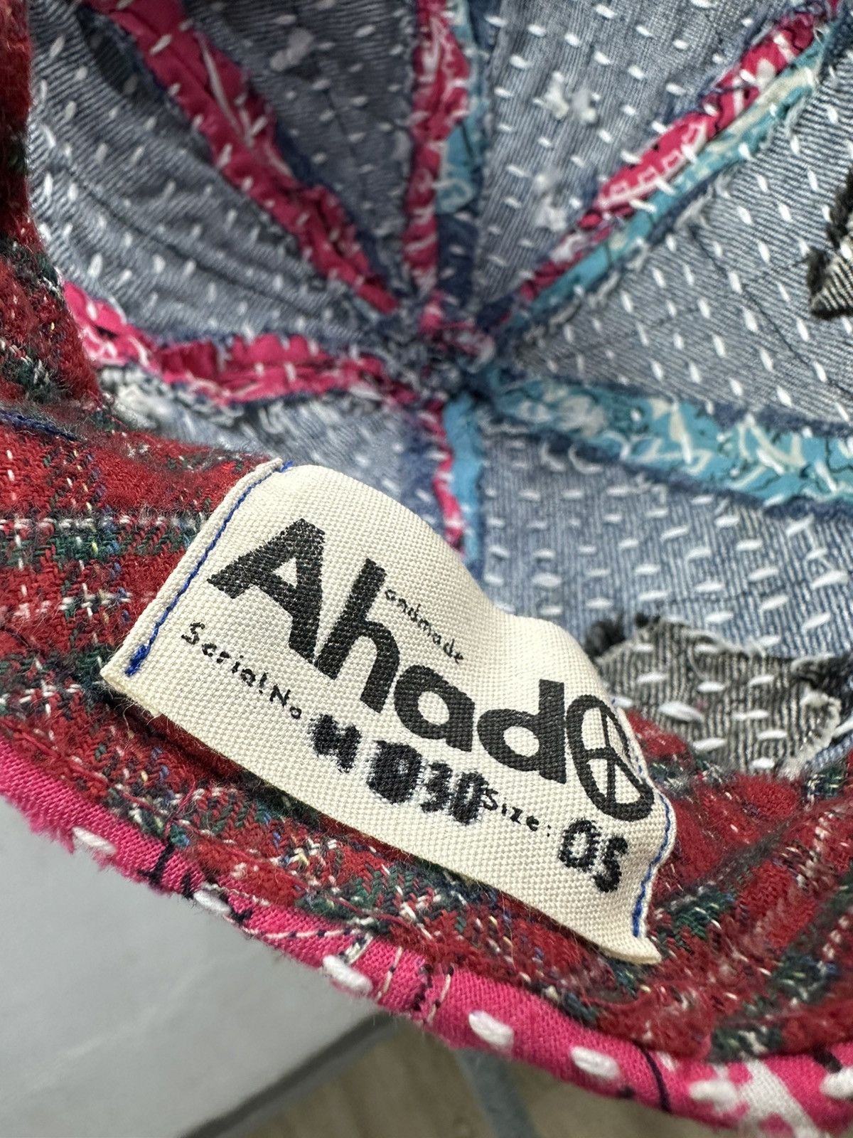 Art Comes First × Handmade Custom Made Distressed Paisley Patchwork Boro hats Size ONE SIZE - 15 Thumbnail