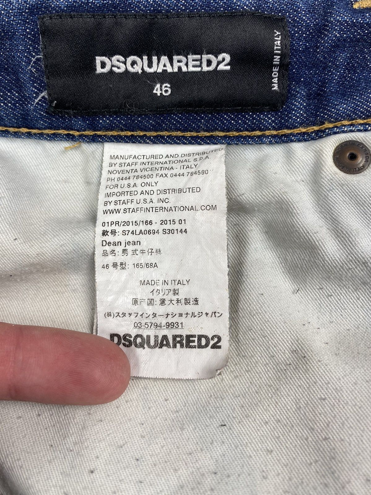 Dsquared2 Dsquared 2 Dean&Dan Blue Denim Jeans 46 Size US 31 - 13 Thumbnail