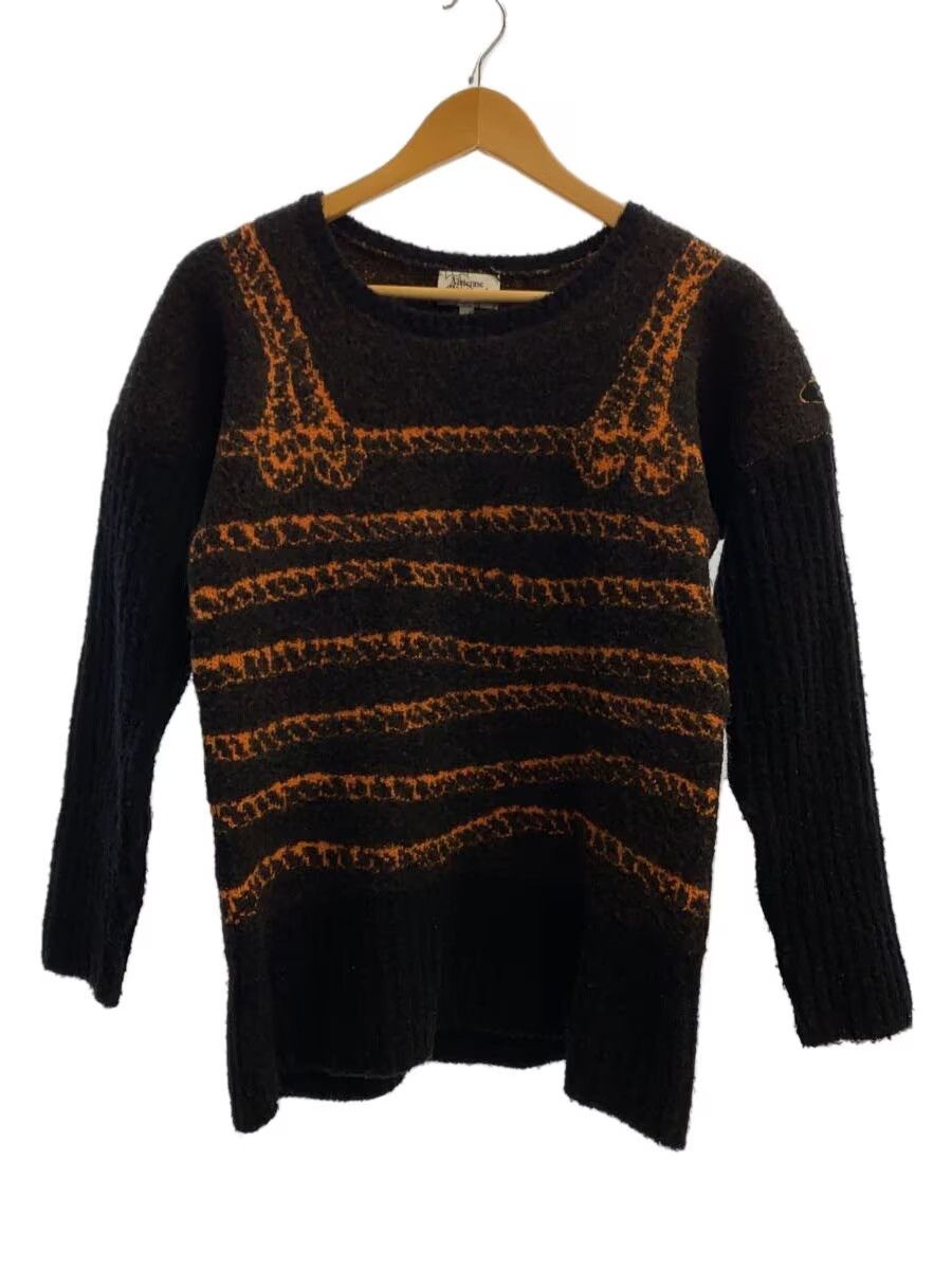 Vivienne Westwood Orb Pattern Orb Ribbed Wool Knit Sweater Size US S / EU 44-46 / 1 - 1 Thumbnail