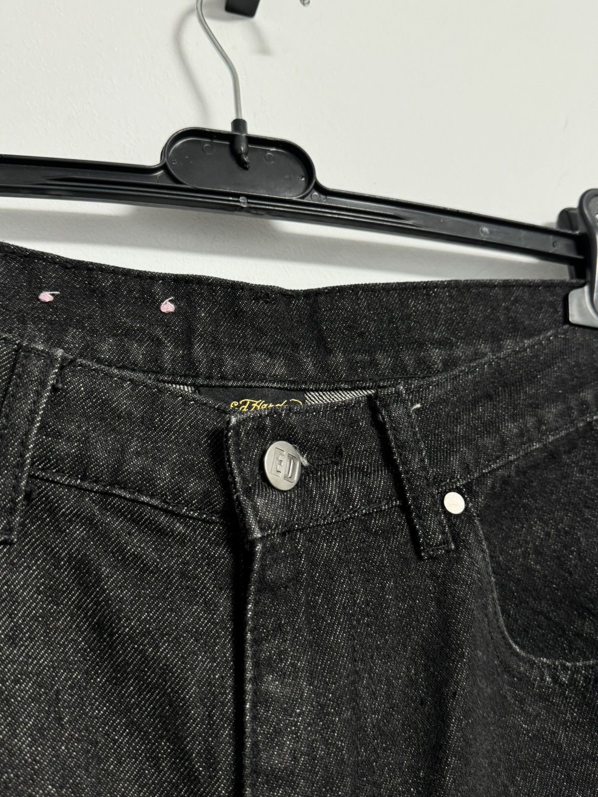 Ed Hardy Ed Hardy Black Denim Jeans Size 30 Embroidered Skull Snake Size US 30 / EU 46 - 13 Thumbnail