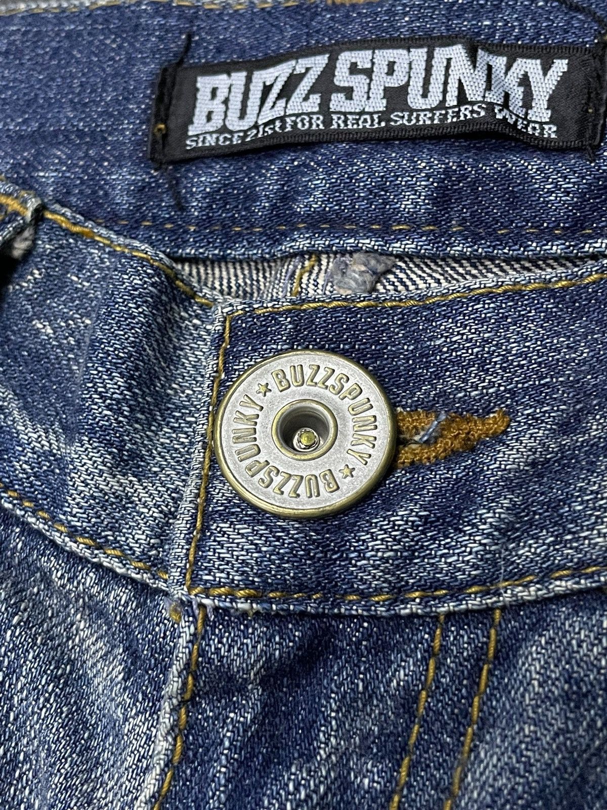Hysteric Glamour × Shellac Buzz Spunky Japan Archive Surfer Patched Loose Jeans Size US 30 / EU 46 - 15 Thumbnail