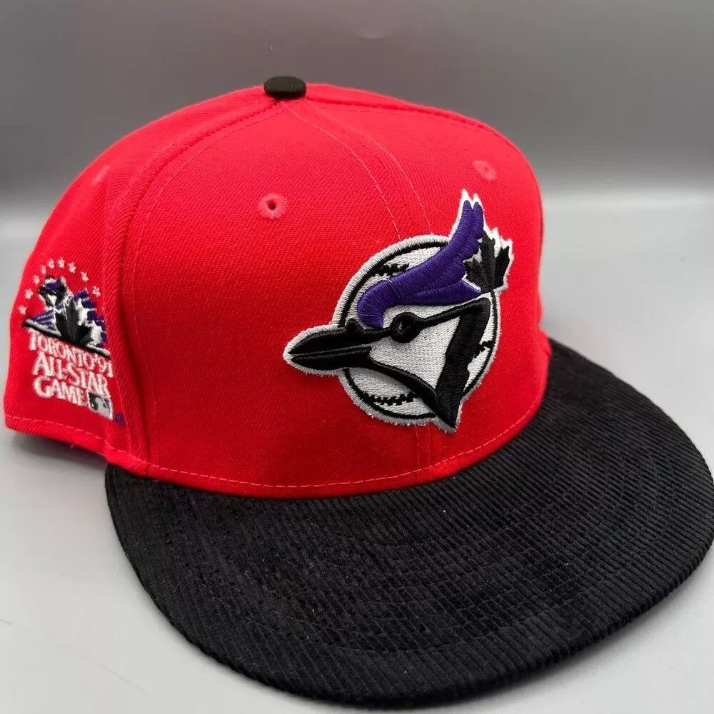 New Era Toronto Blue Jays Hat Men 7 1/2 59Fifty New Era Fitted Cap Size ONE SIZE - 1 Thumbnail