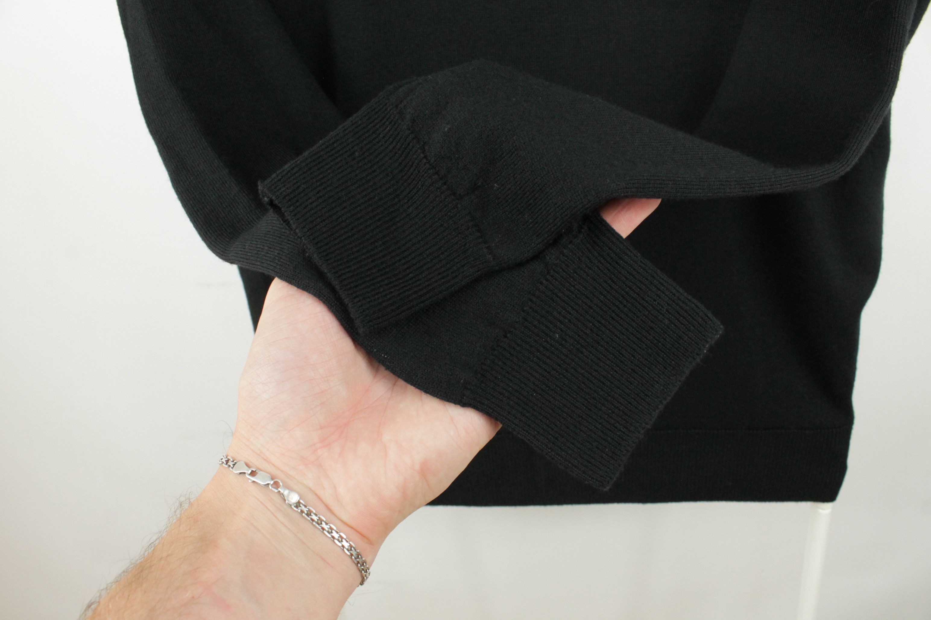 Vintage Vintage Mac Elton Black Wool Turtleneck Sweater Men's Size US L / EU 52-54 / 3 - 3 Thumbnail