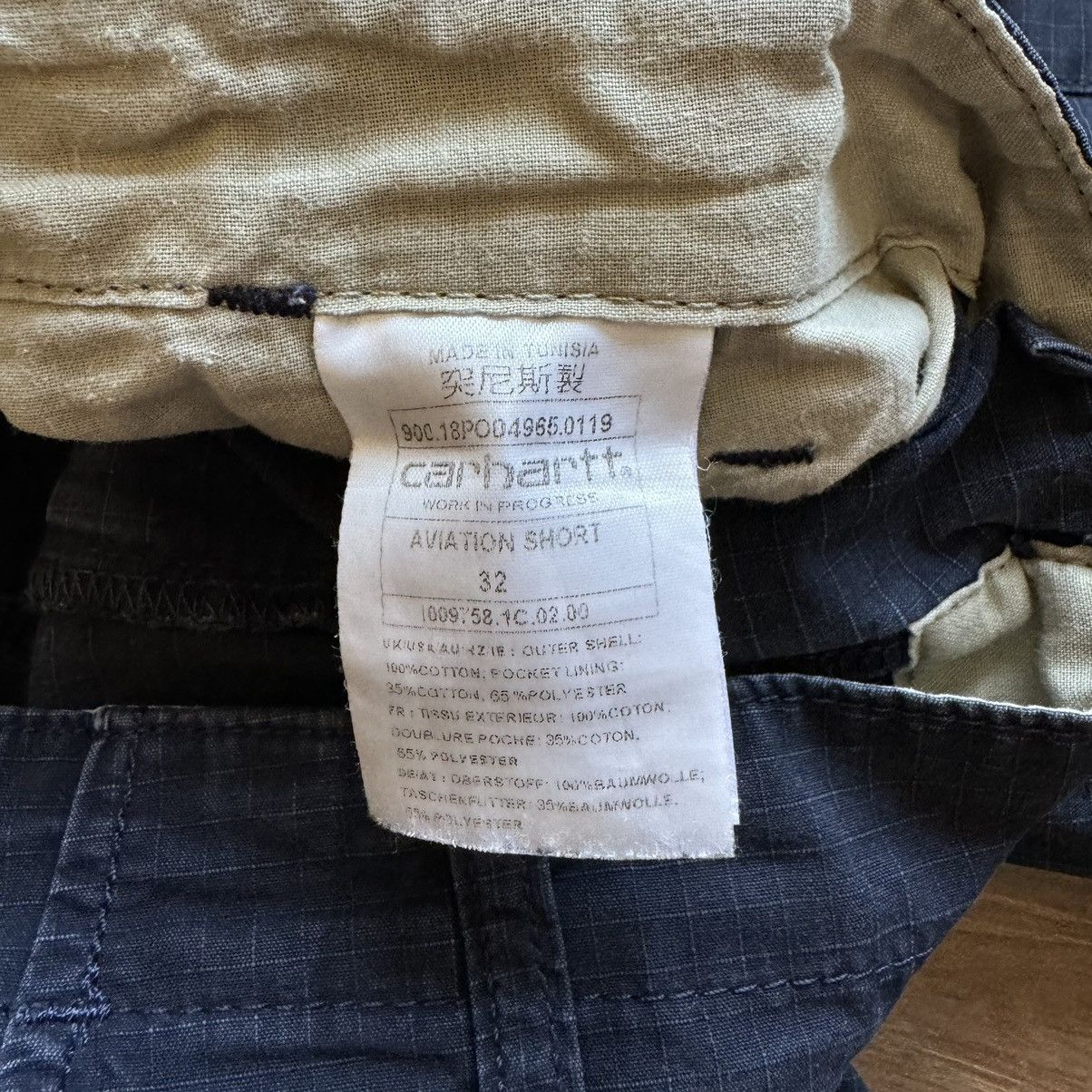 Carhartt Wip Vintage Carhartt WIP Aviation Shorts Cargo Workwear Size US 32 / EU 48 - 5 Thumbnail