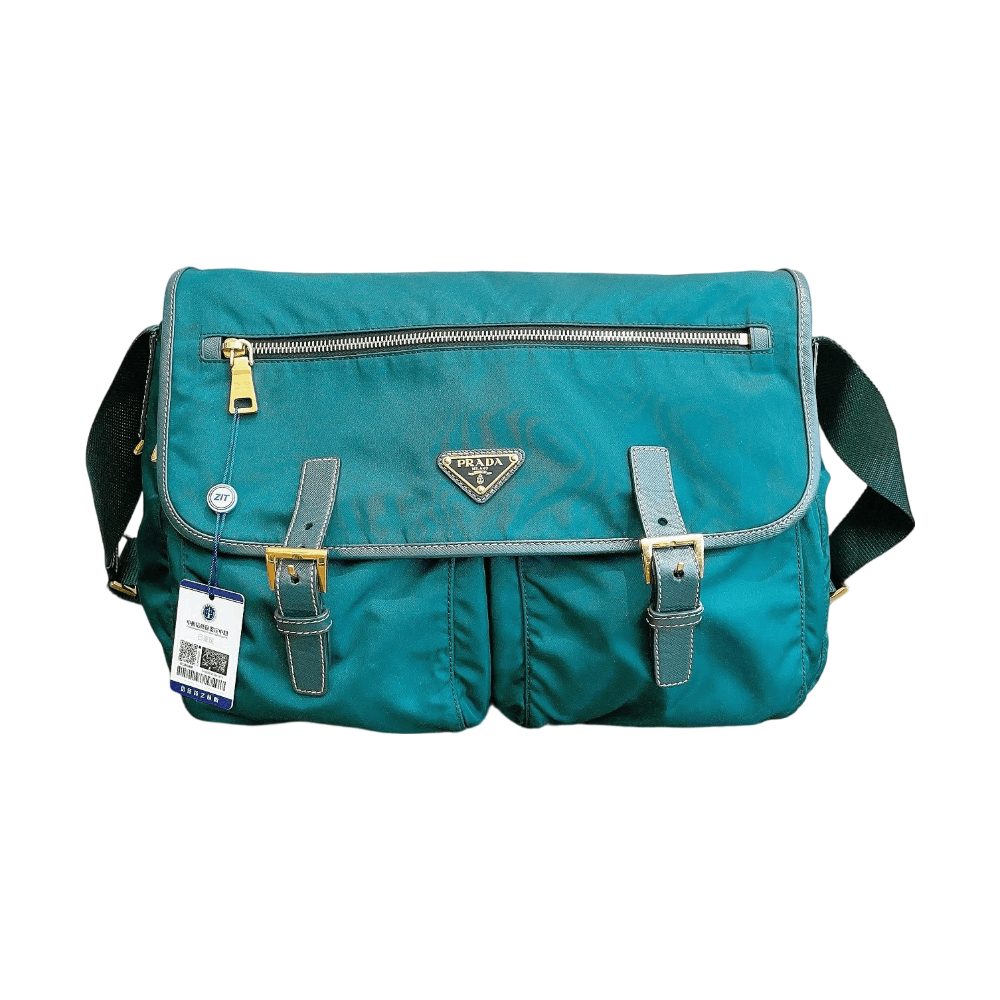 Prada Prada Nylon Triangle Logo Crossbody Bag One Size Size ONE SIZE - 1 Thumbnail
