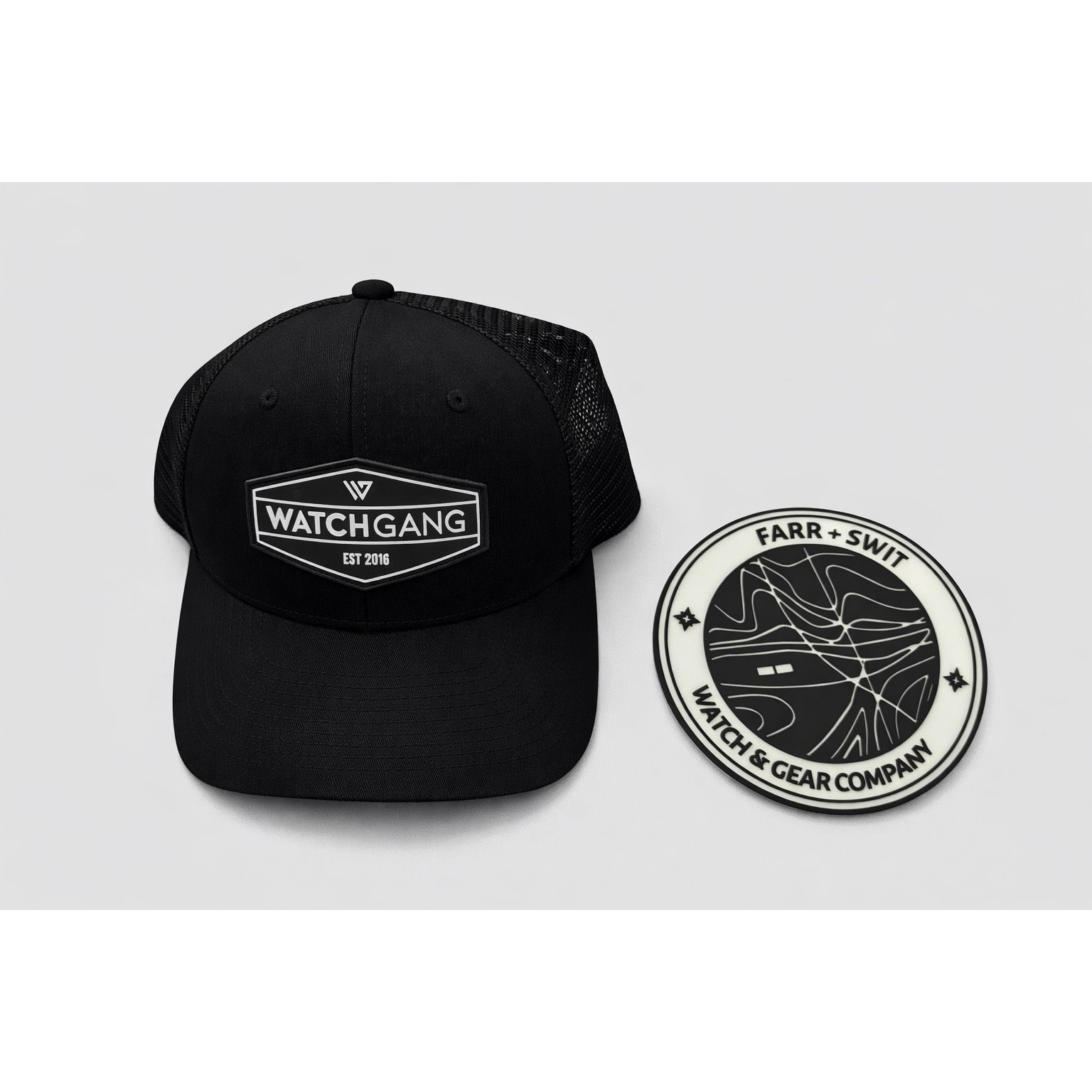 Other WatchGang Trucker Hat + Farr + Swit Watch & Gear Coaster | B Size ONE SIZE - 7 Thumbnail