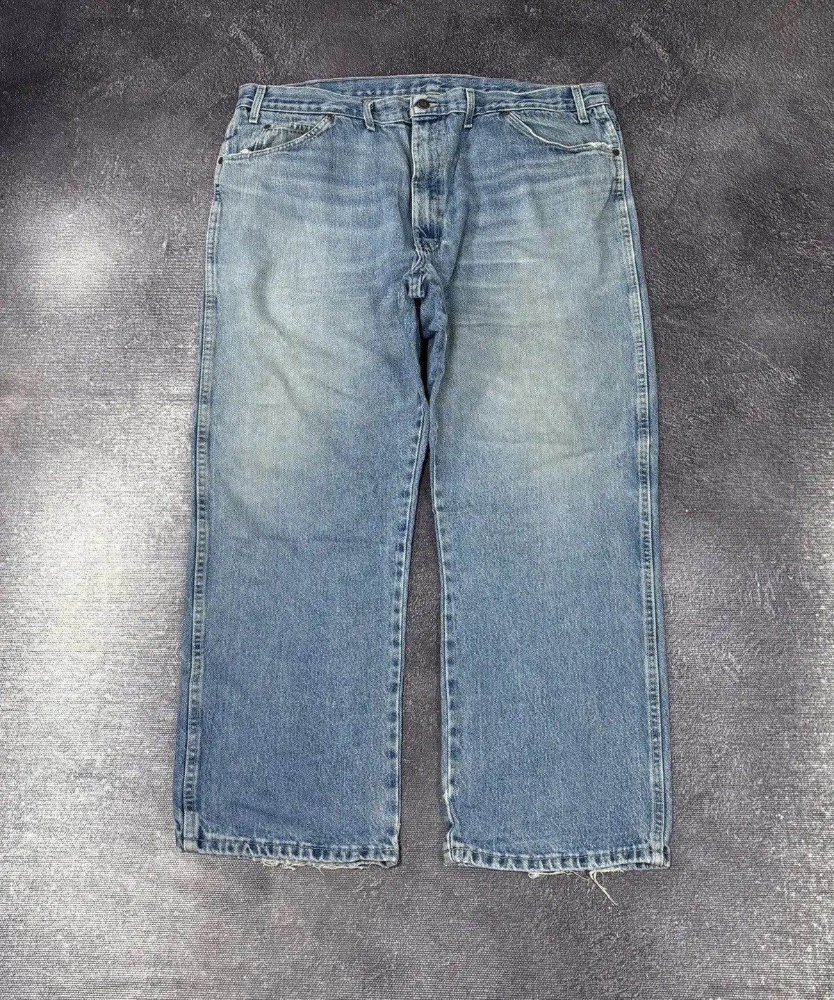 Dickies × Vintage Vintage Dickies American Faded Light Blue Denim Baggy Jeans Size US 44 / EU 60 - 2 Thumbnail